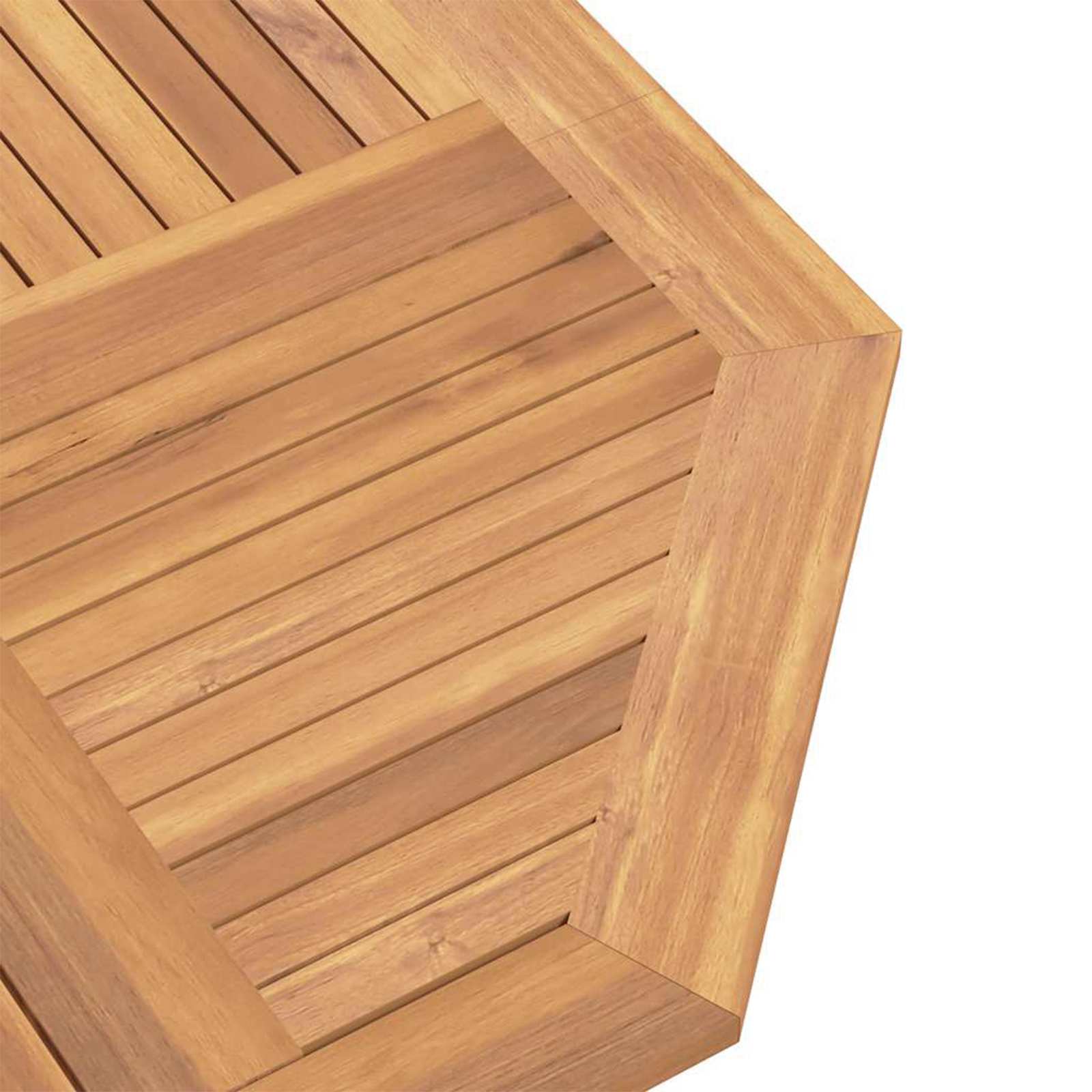 Ensemble bistro de jardin 3 pc Naturel Bois de teck massif