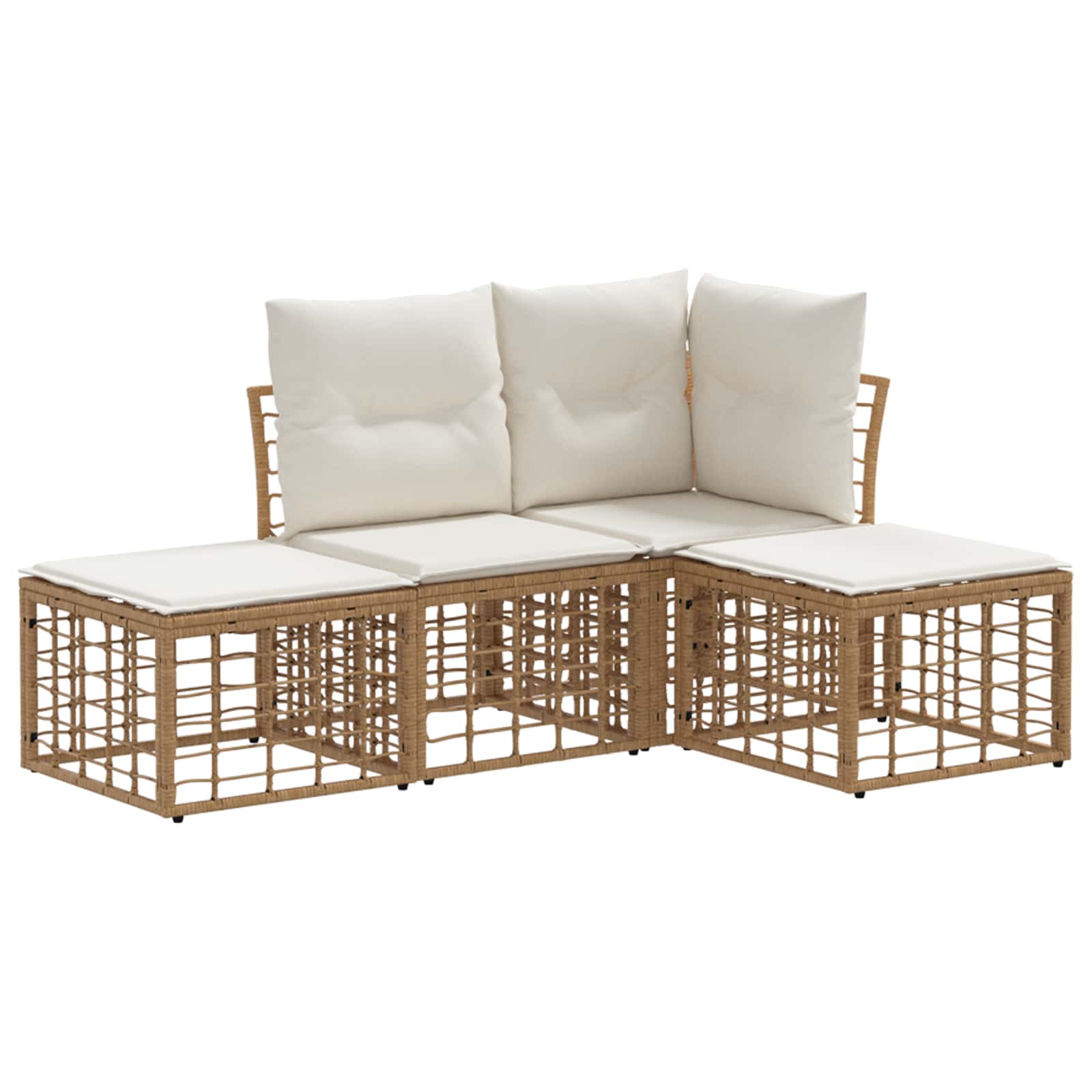 Ensemble de canapés d'extérieur Naturel Polyester - XIOS