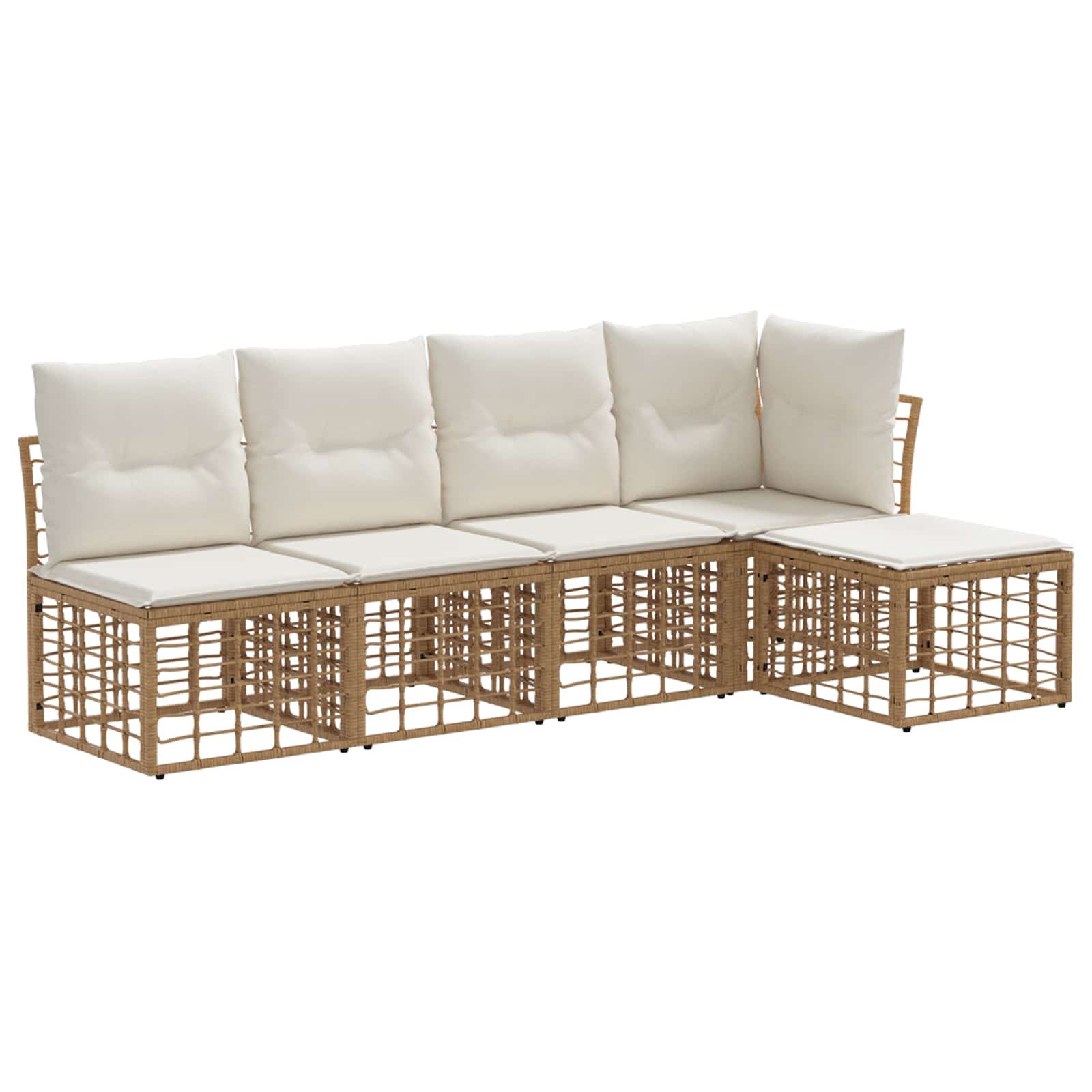 Ensemble de canapés d'extérieur Naturel Polyester - XIOS