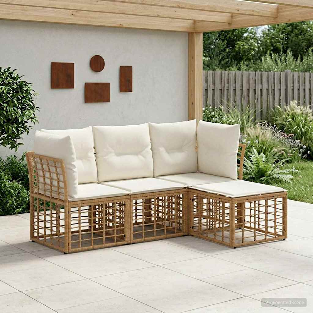 Ensemble de canapés d'extérieur Naturel Polyester - XIOS