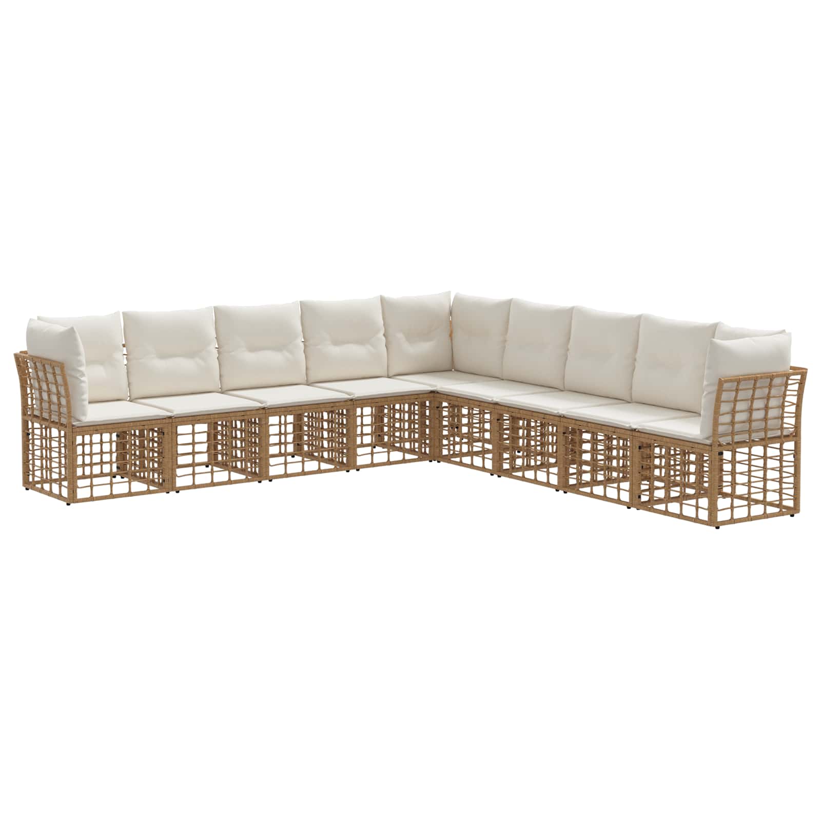 Ensemble de canapés d'extérieur Naturel Polyester - XIOS