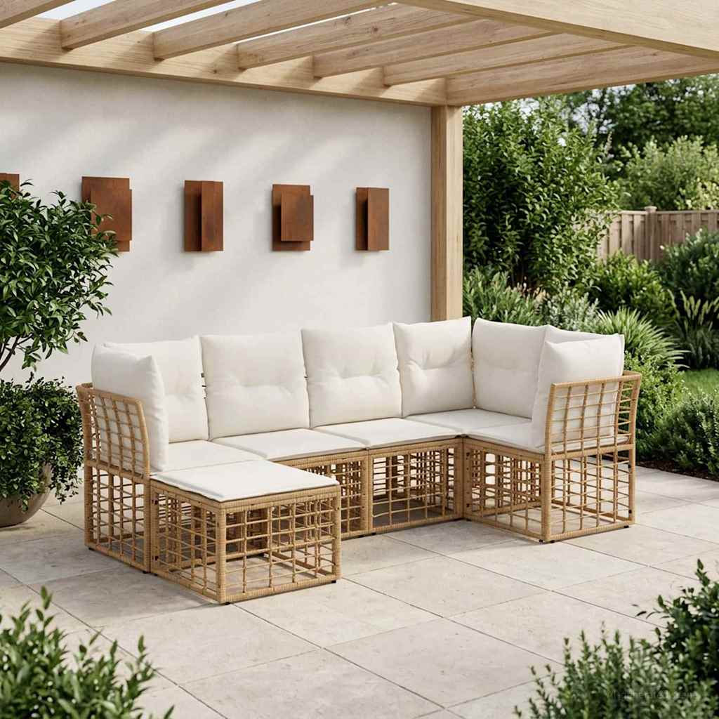Ensemble de canapés d'extérieur Naturel Polyester - XIOS