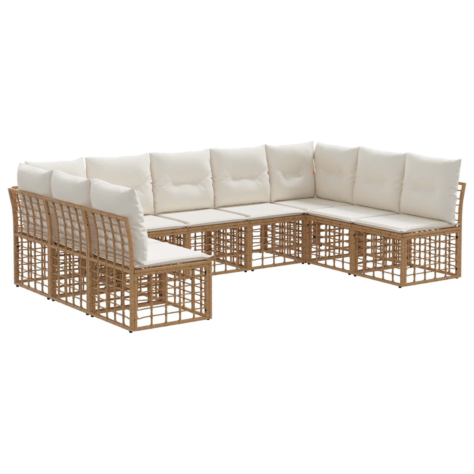 Ensemble de canapés d'extérieur Naturel Polyester - XIOS