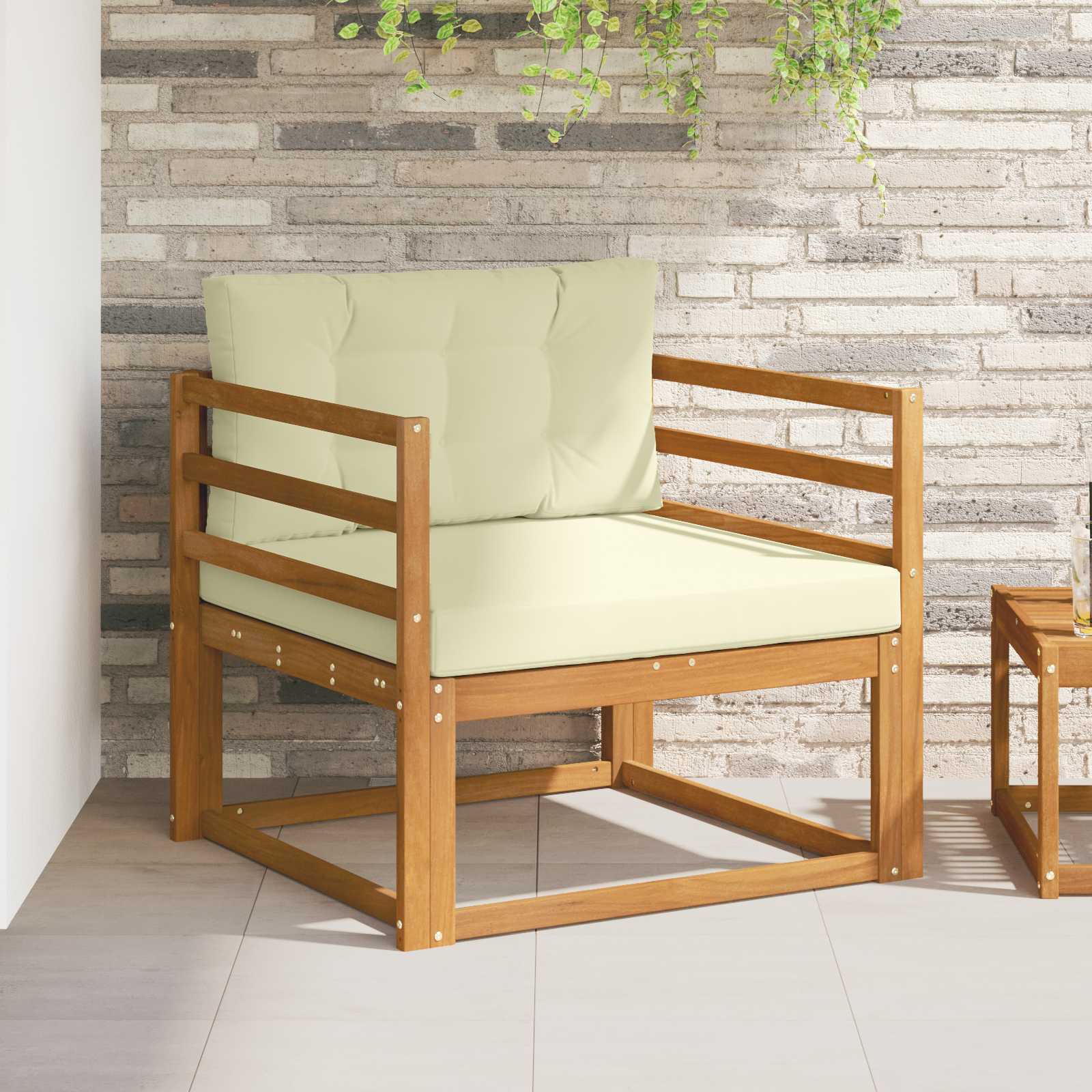 Sofa de milieu extérieur Bois d'Acacia Massif Naturel - XIOS