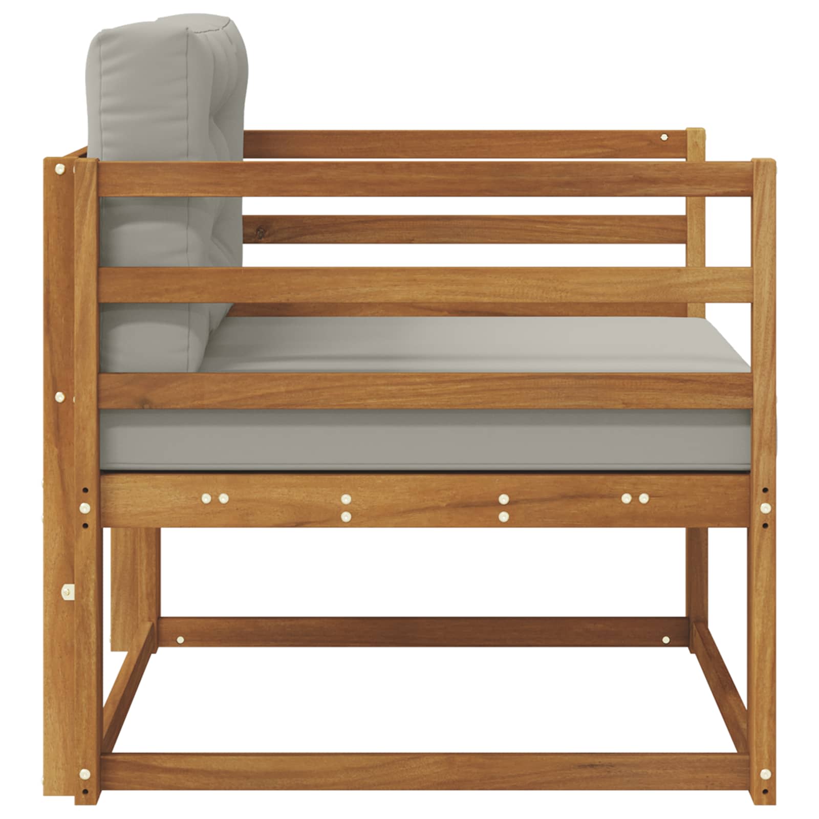 Sofa de milieu extérieur Bois d'Acacia Massif Naturel - XIOS
