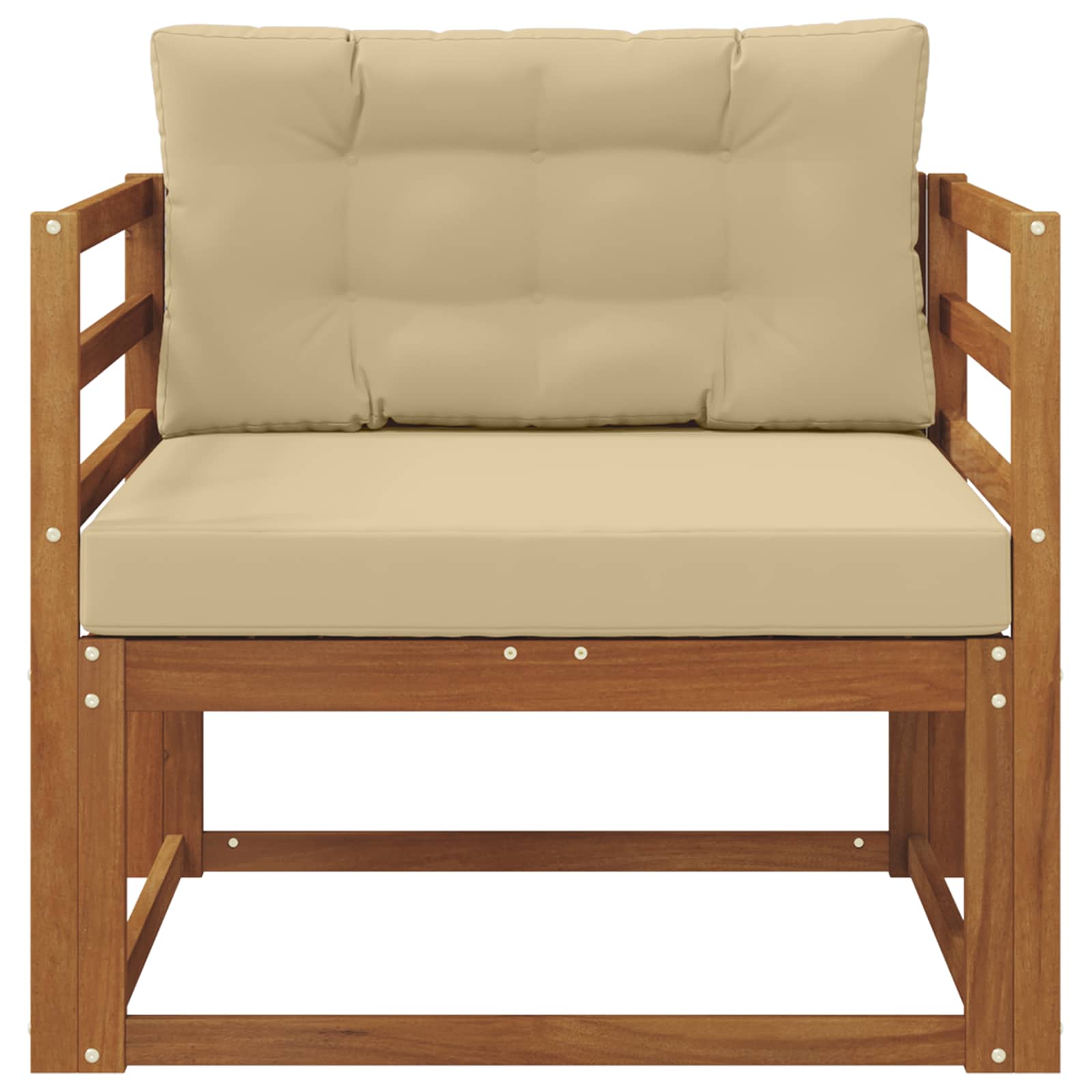 Sofa de milieu extérieur Bois d'Acacia Massif Naturel - XIOS