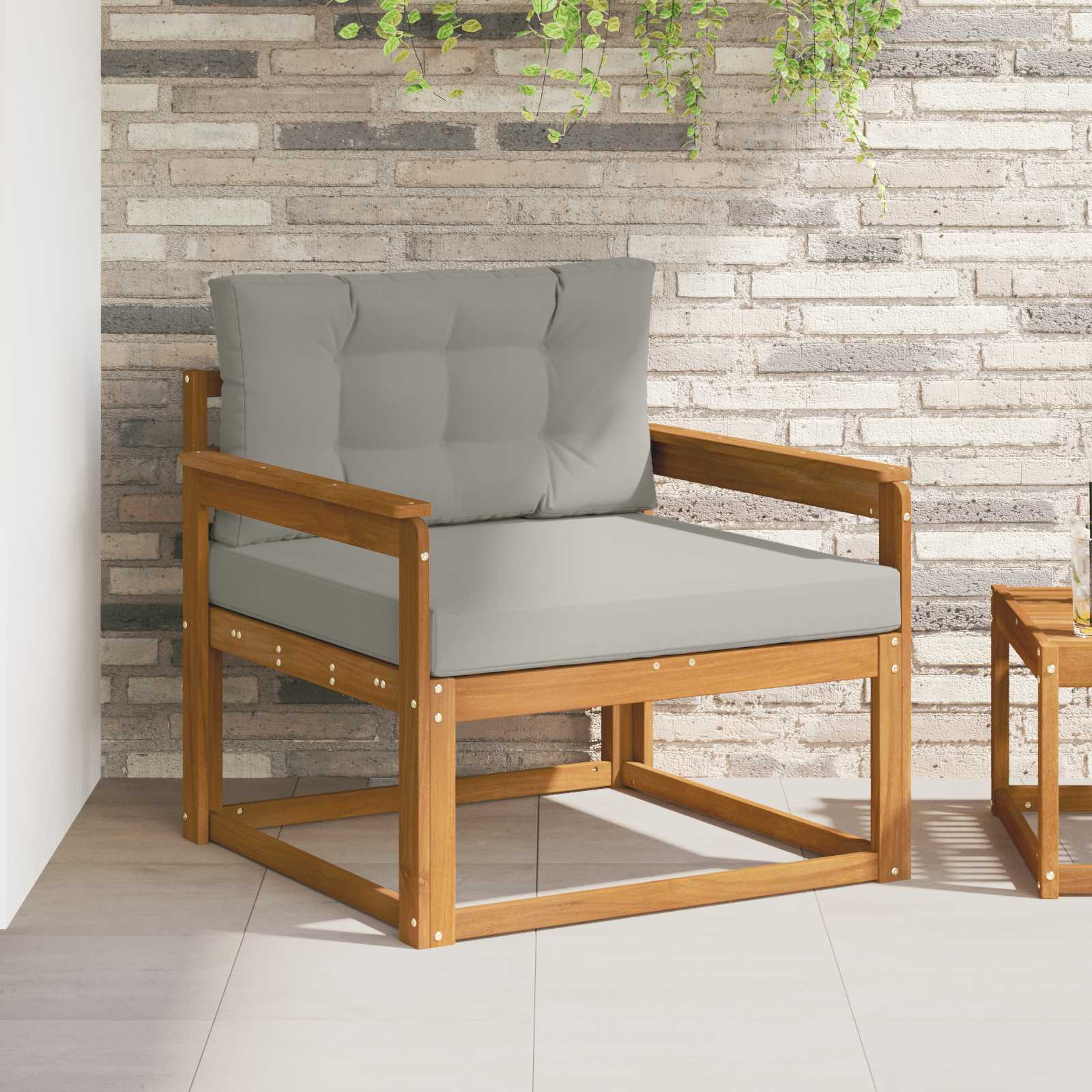 Sofa de milieu extérieur Bois d'Acacia Massif Naturel - XIOS