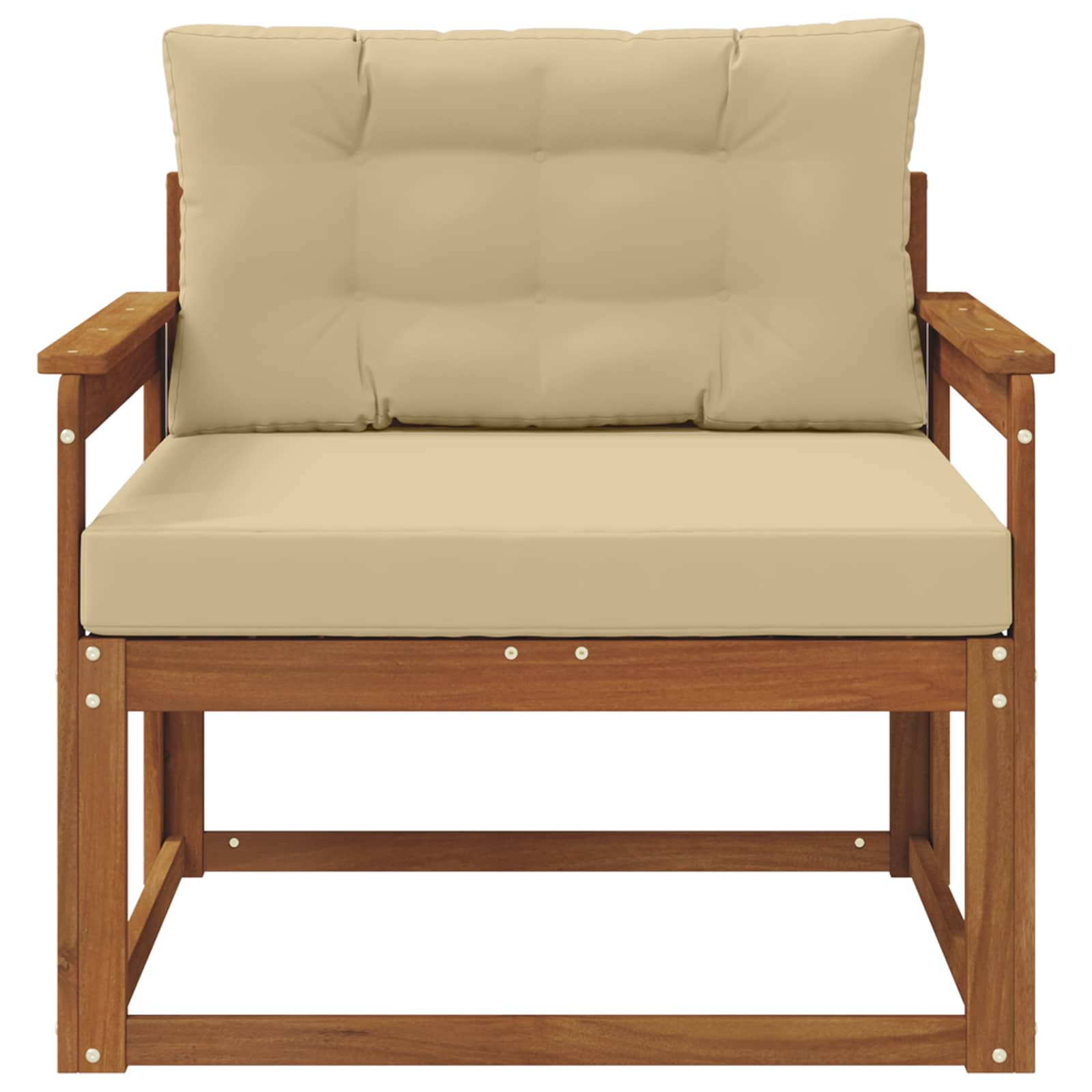 Sofa de milieu extérieur Bois d'Acacia Massif Naturel - XIOS