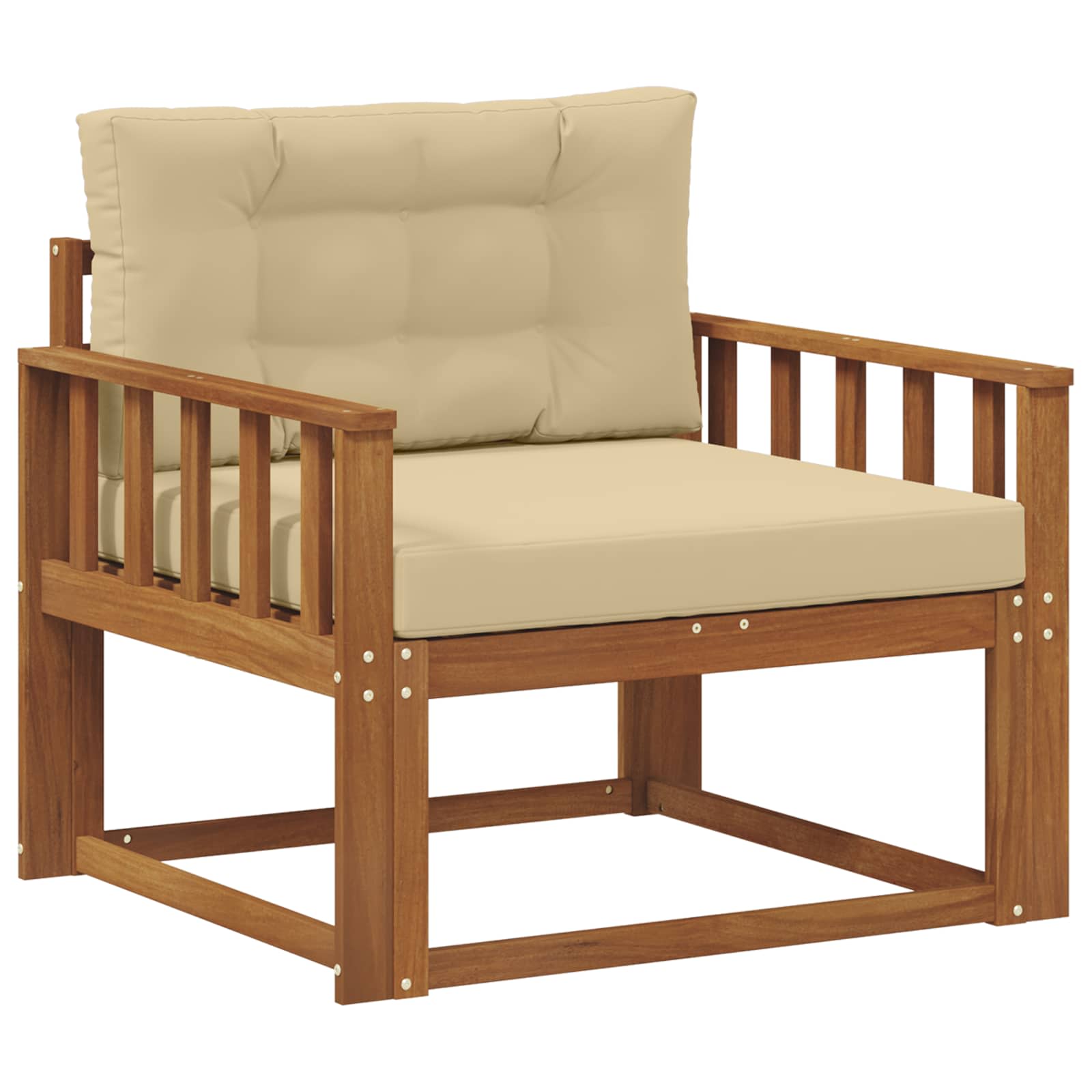 Sofa de milieu extérieur Bois d'Acacia Massif Naturel - XIOS