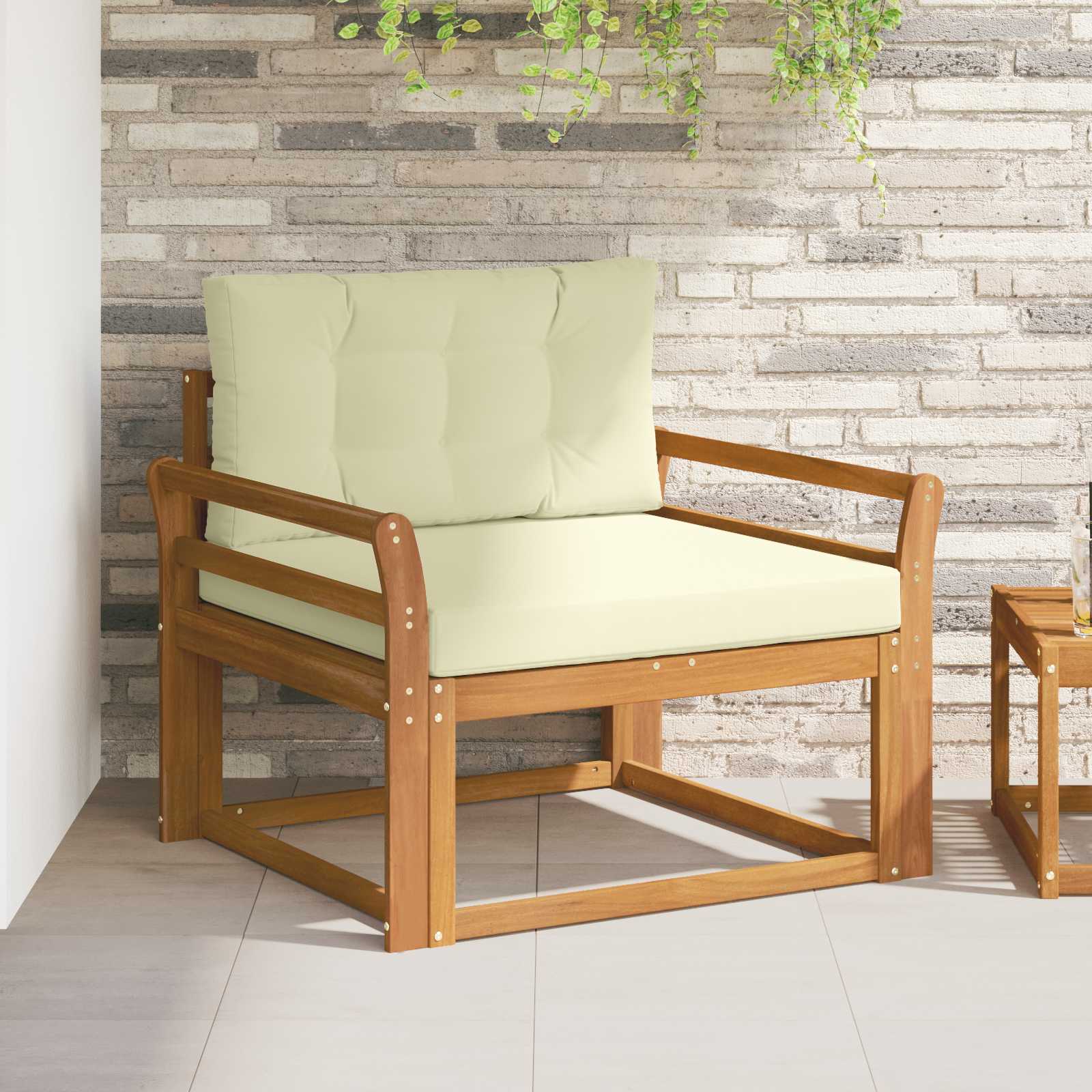 Sofa de milieu extérieur Bois d'Acacia Massif Naturel - XIOS