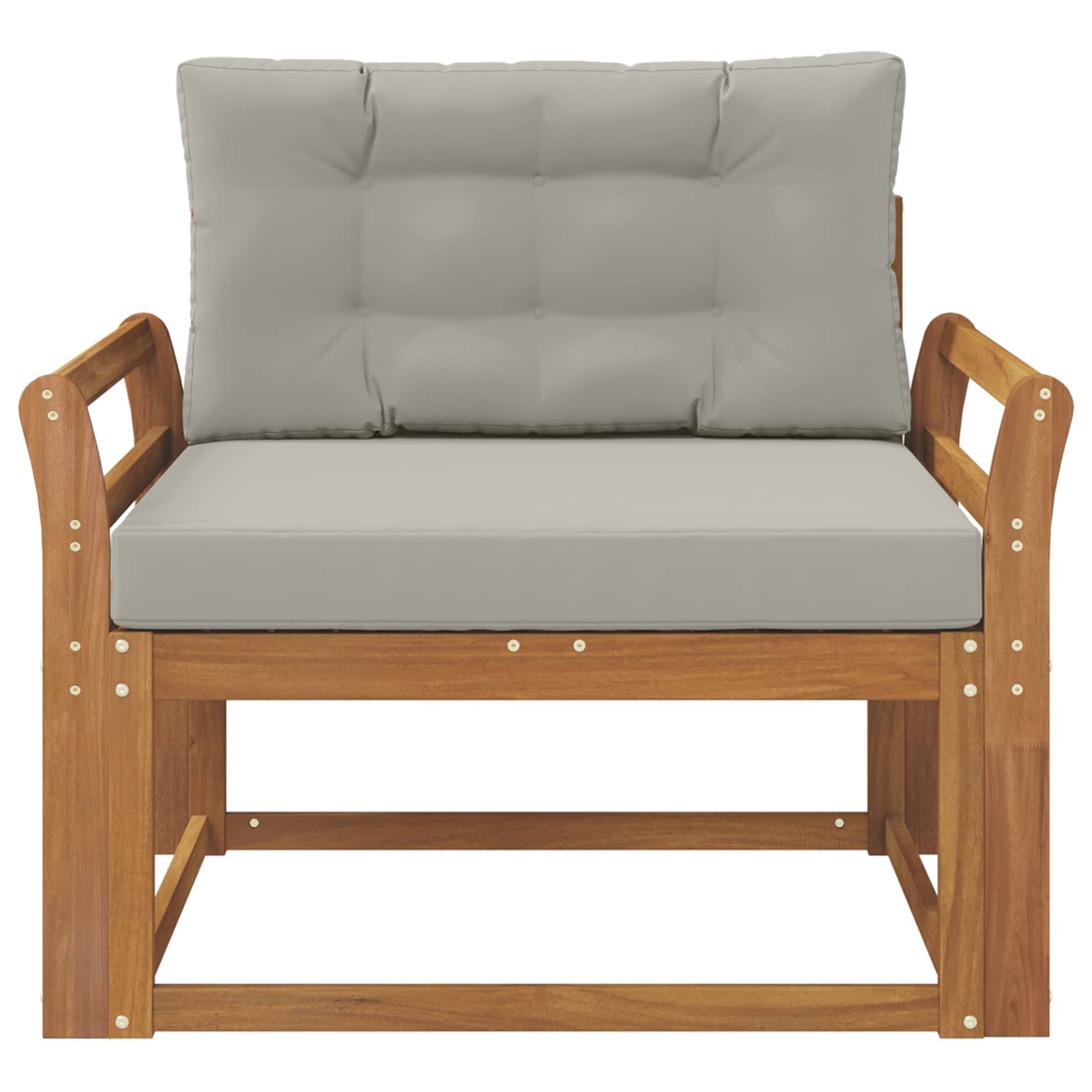 Sofa de milieu extérieur Bois d'Acacia Massif Naturel - XIOS