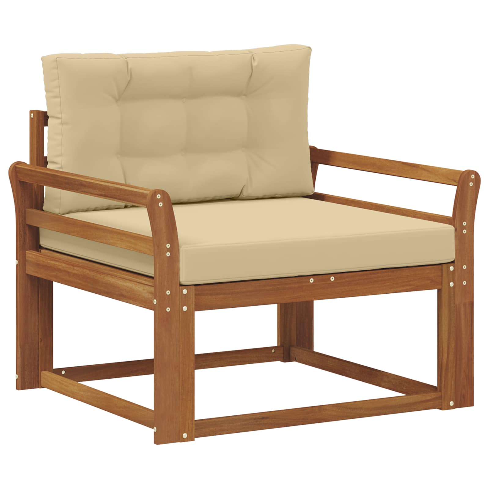 Sofa de milieu extérieur Bois d'Acacia Massif Naturel - XIOS