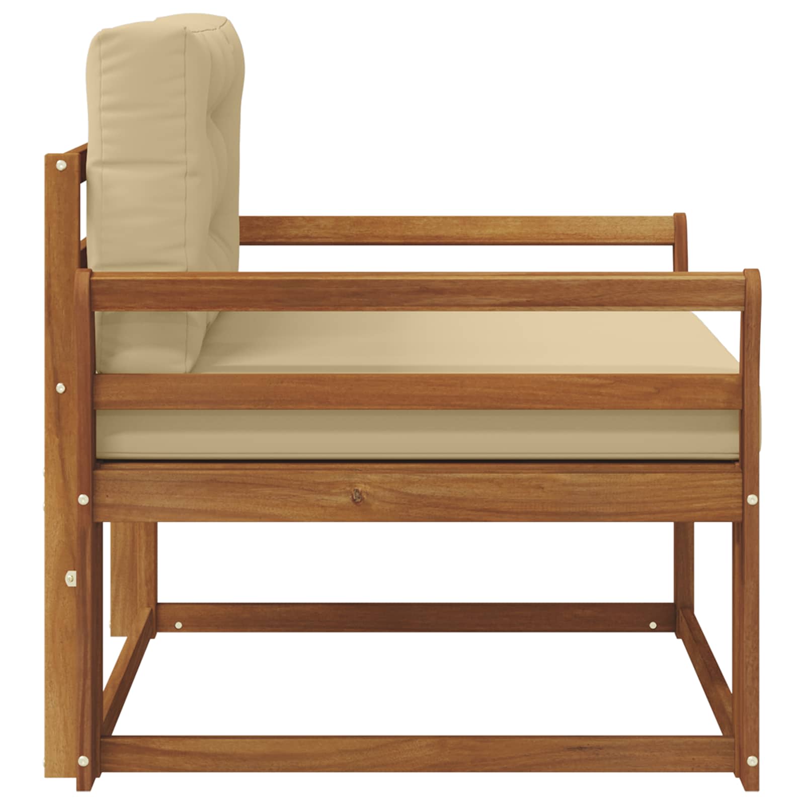 Sofa de milieu extérieur Bois d'Acacia Massif Naturel - XIOS