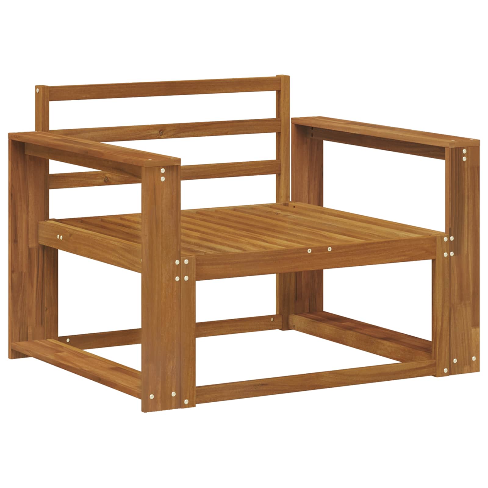 Sofa de milieu extérieur Bois d'Acacia Massif Naturel - XIOS