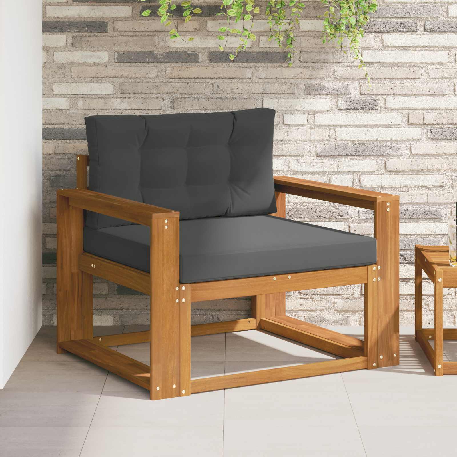 Sofa de milieu extérieur Bois d'Acacia Massif Naturel - XIOS