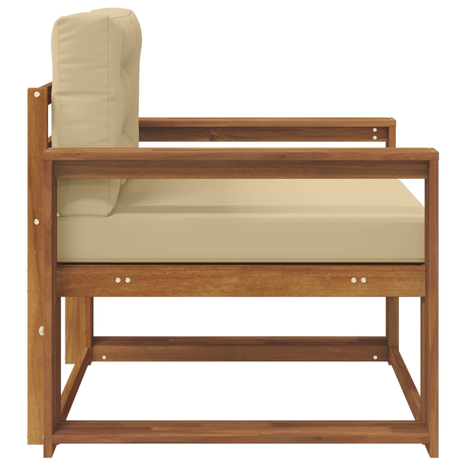 Sofa de milieu extérieur Bois d'Acacia Massif Naturel - XIOS