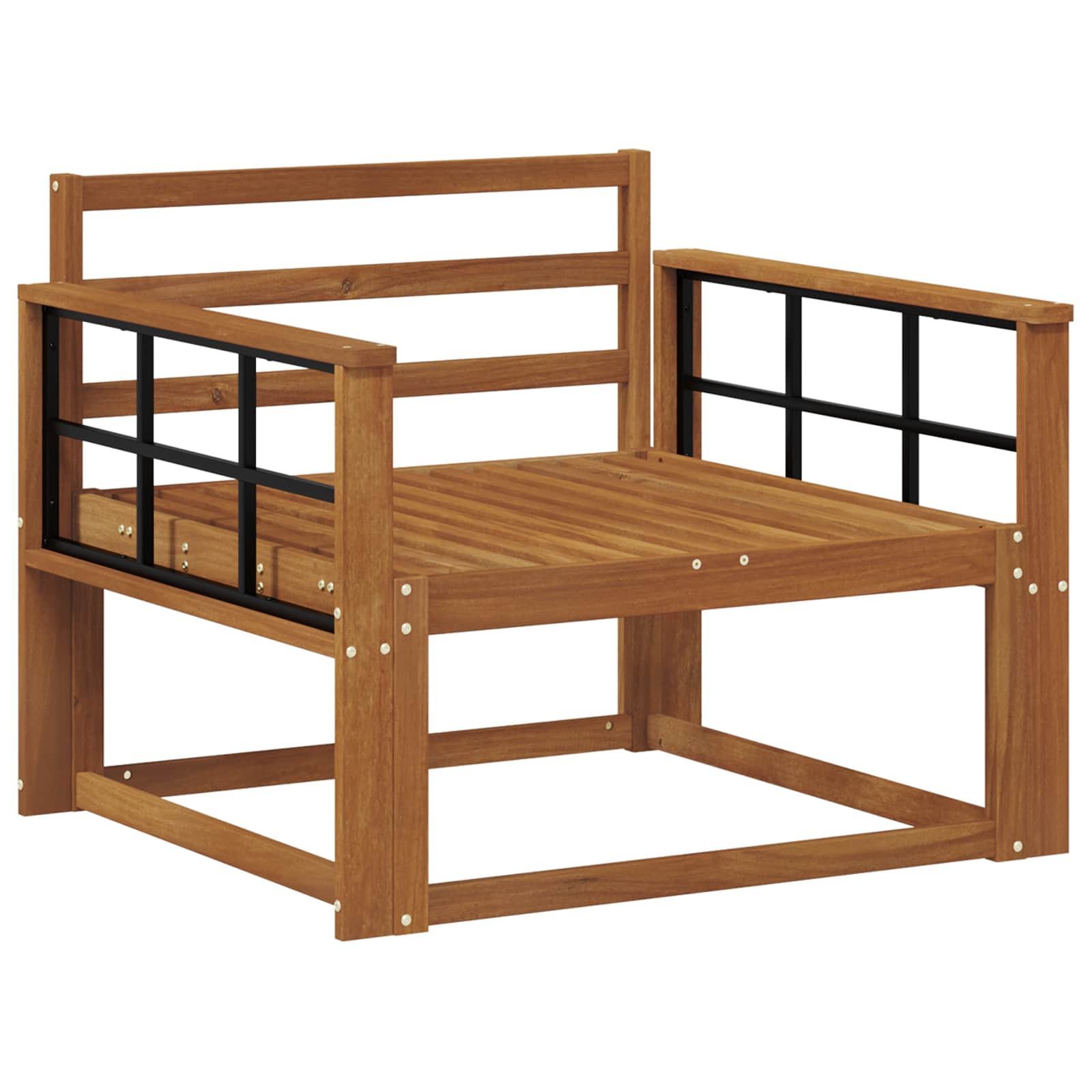 Sofa de milieu extérieur Bois d'Acacia Massif Naturel - XIOS