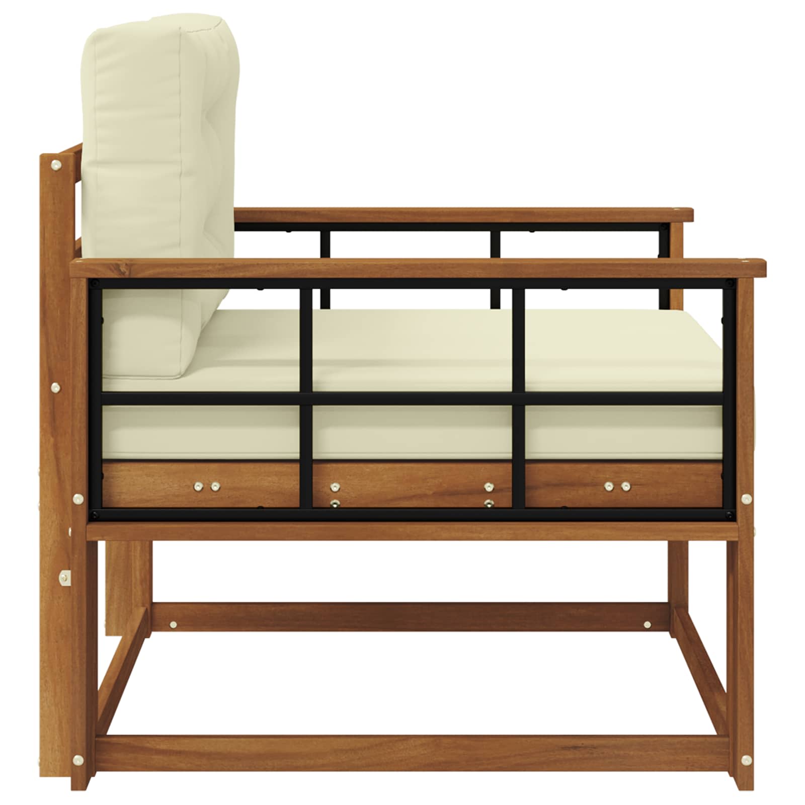 Sofa de milieu extérieur Bois d'Acacia Massif Naturel - XIOS