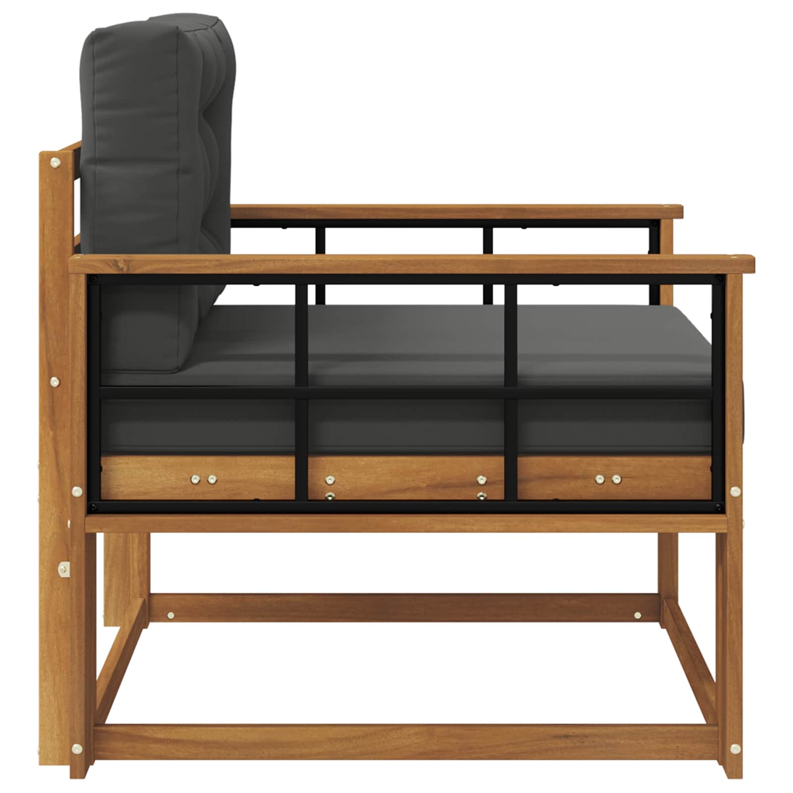 Sofa de milieu extérieur Bois d'Acacia Massif Naturel - XIOS