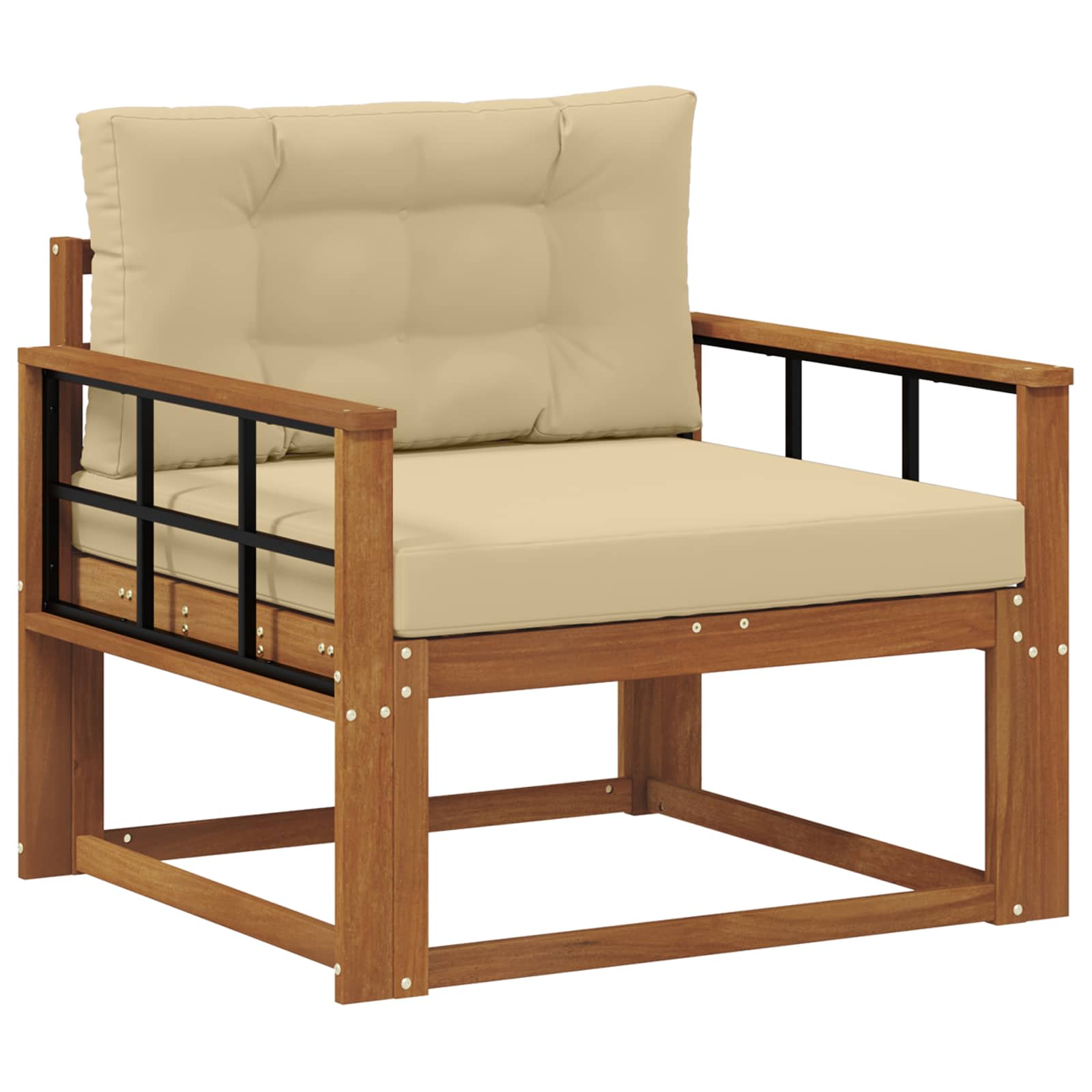 Sofa de milieu extérieur Bois d'Acacia Massif Naturel - XIOS