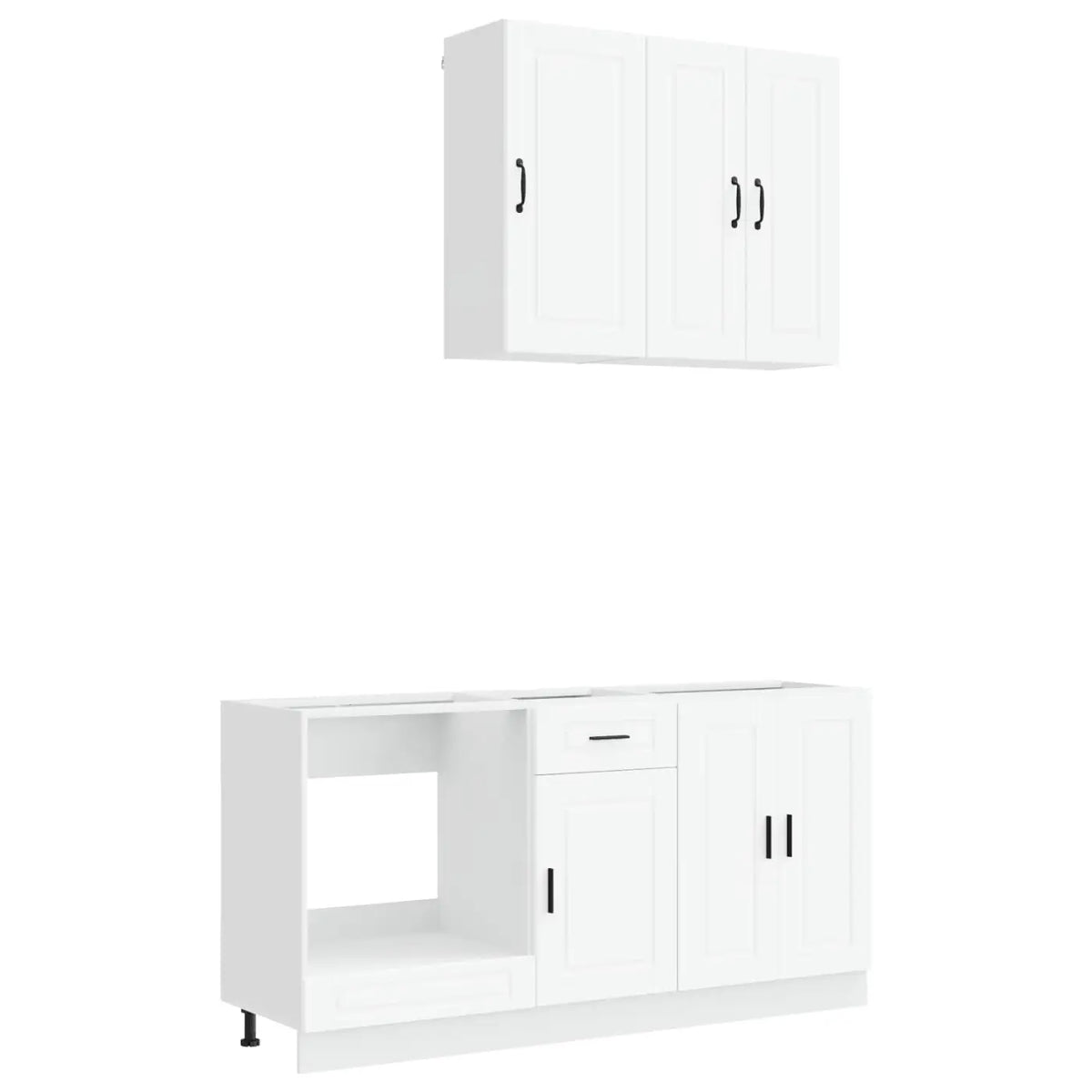 Unité de cuisine PORTO 5 pc Blanc Bois d’ingénierie - XIOS
