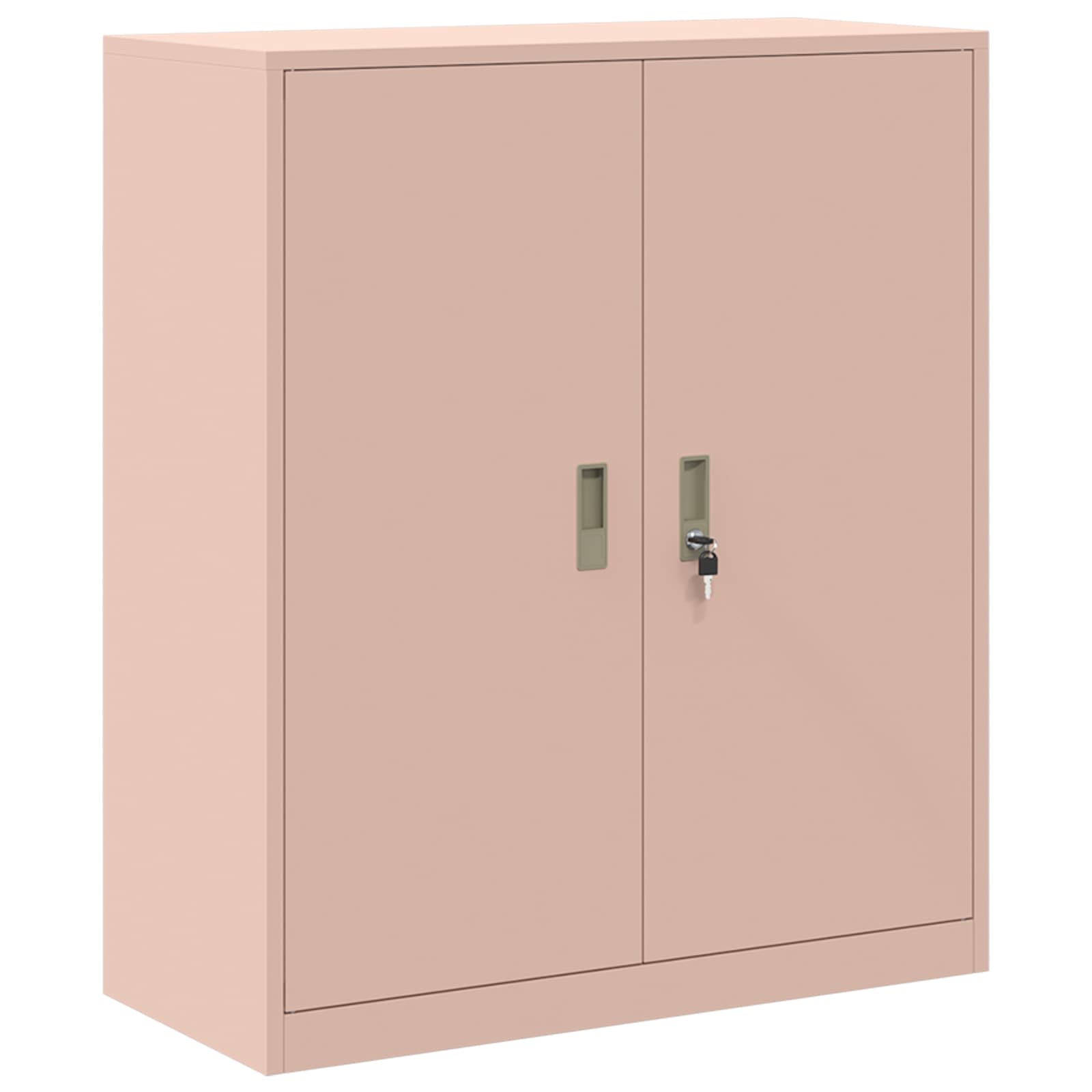 Armoire de rangement 2 pc Rose 90 x 40 x 145 cm Acier