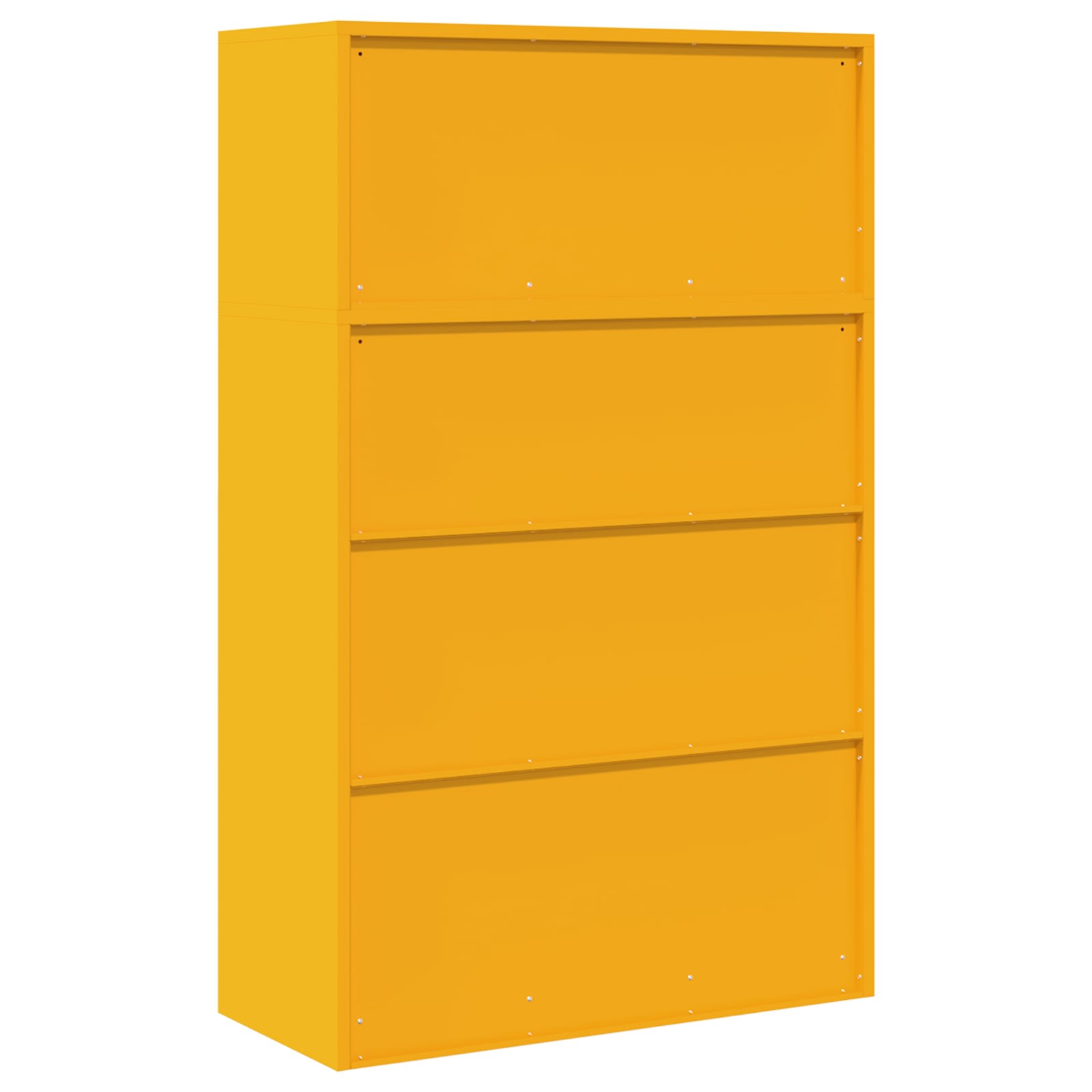 Armoire de rangement 2 pc Jaune moutarde 90 x 40 x 145 cm Acier