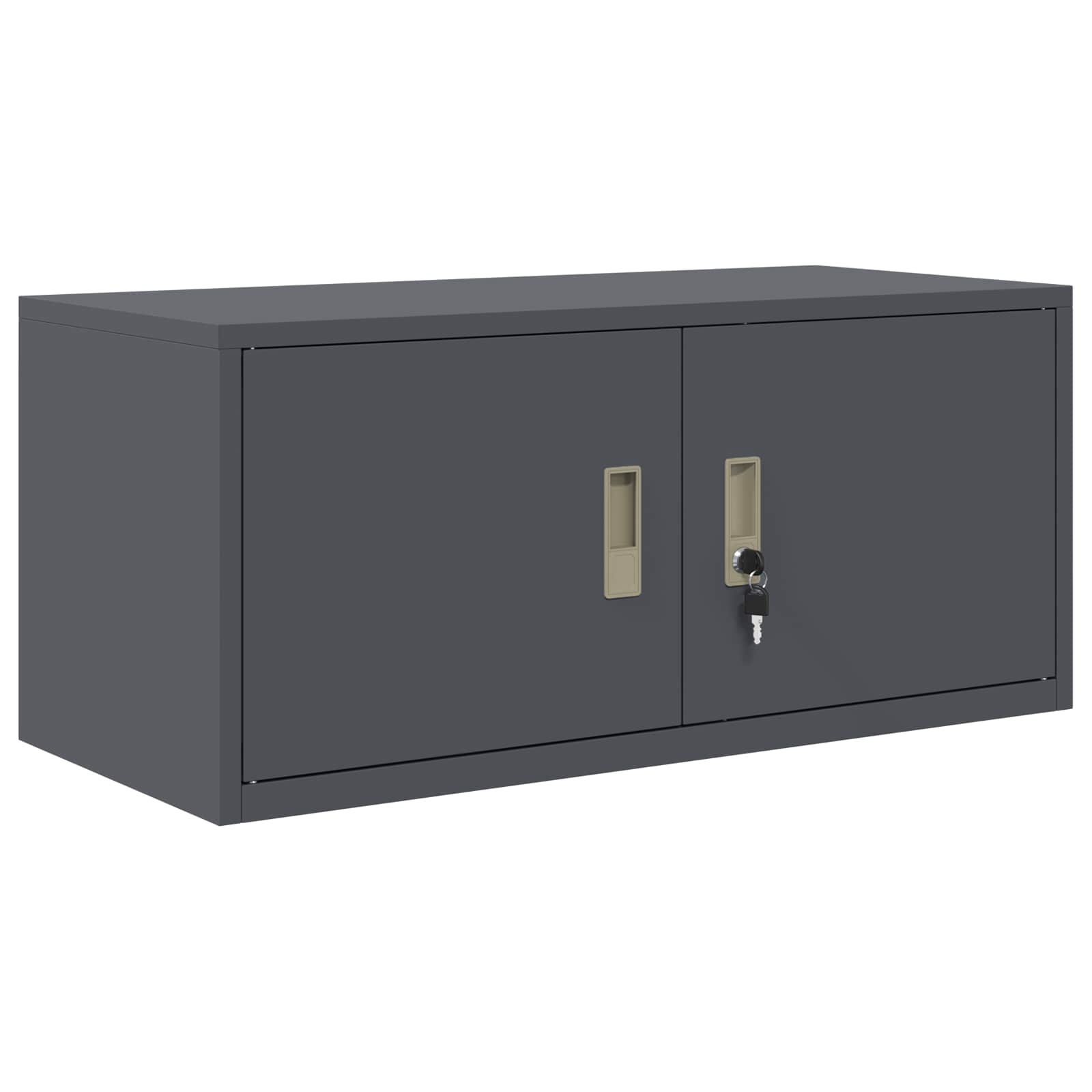 Armoire de rangement 2 pc Anthracite 90 x 40 x 180 cm Acier