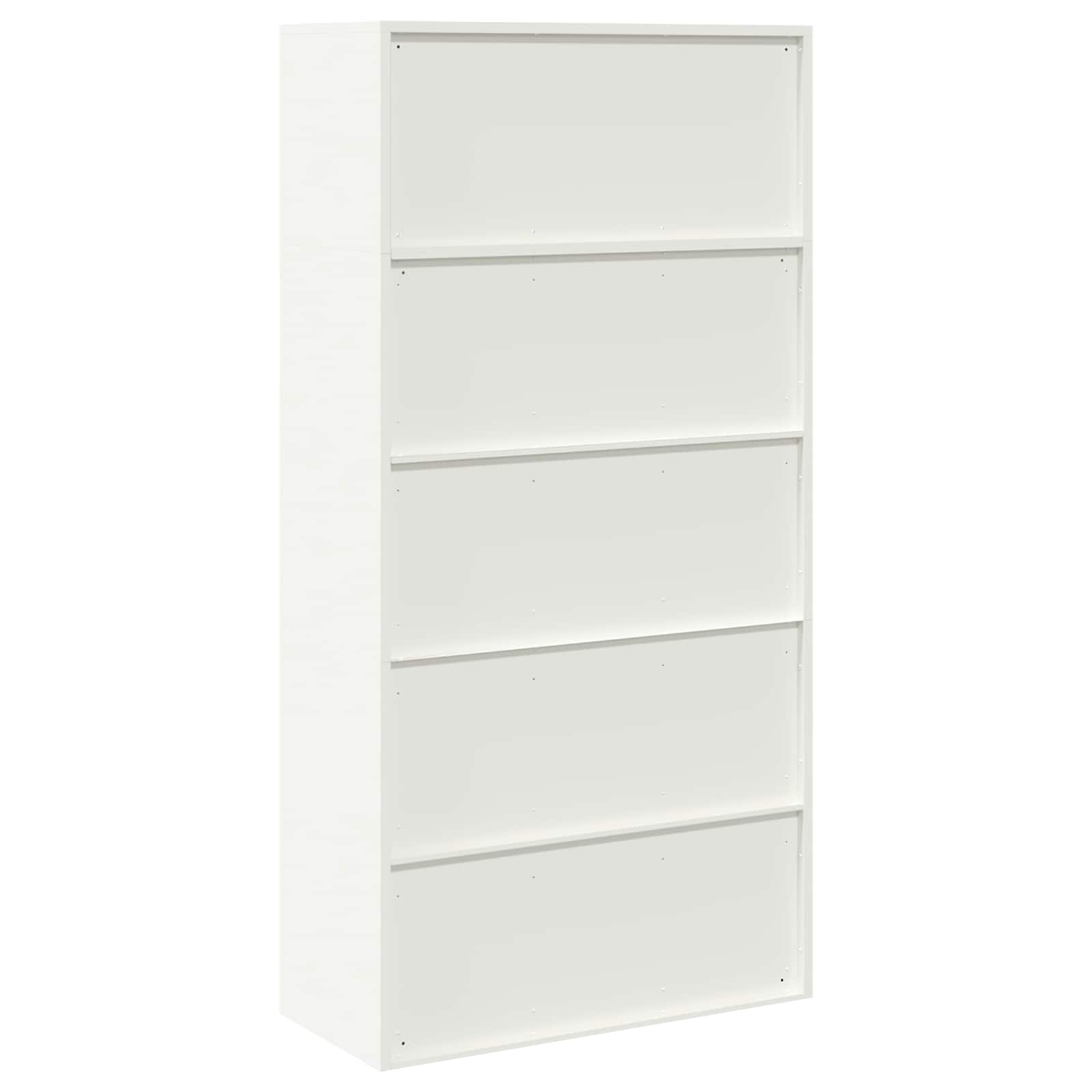 Armoire de rangement 2 pc Blanc 90 x 40 x 180 cm Acier