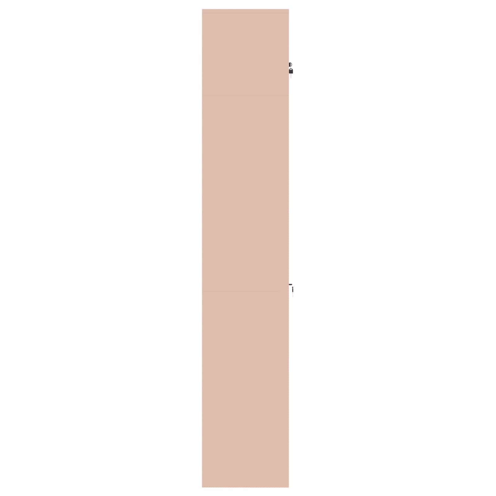 Armoire de rangement 2 pc Rose 90 x 40 x 220 cm Acier