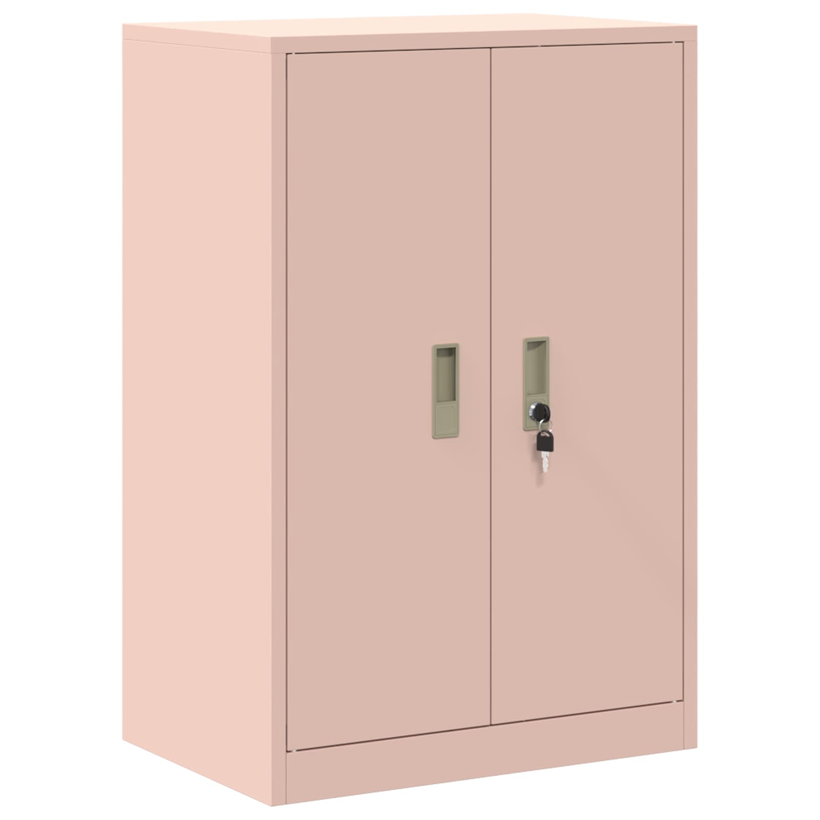 Armoire de rangement 2 pc Rose 60 x 40 x 130 cm Acier