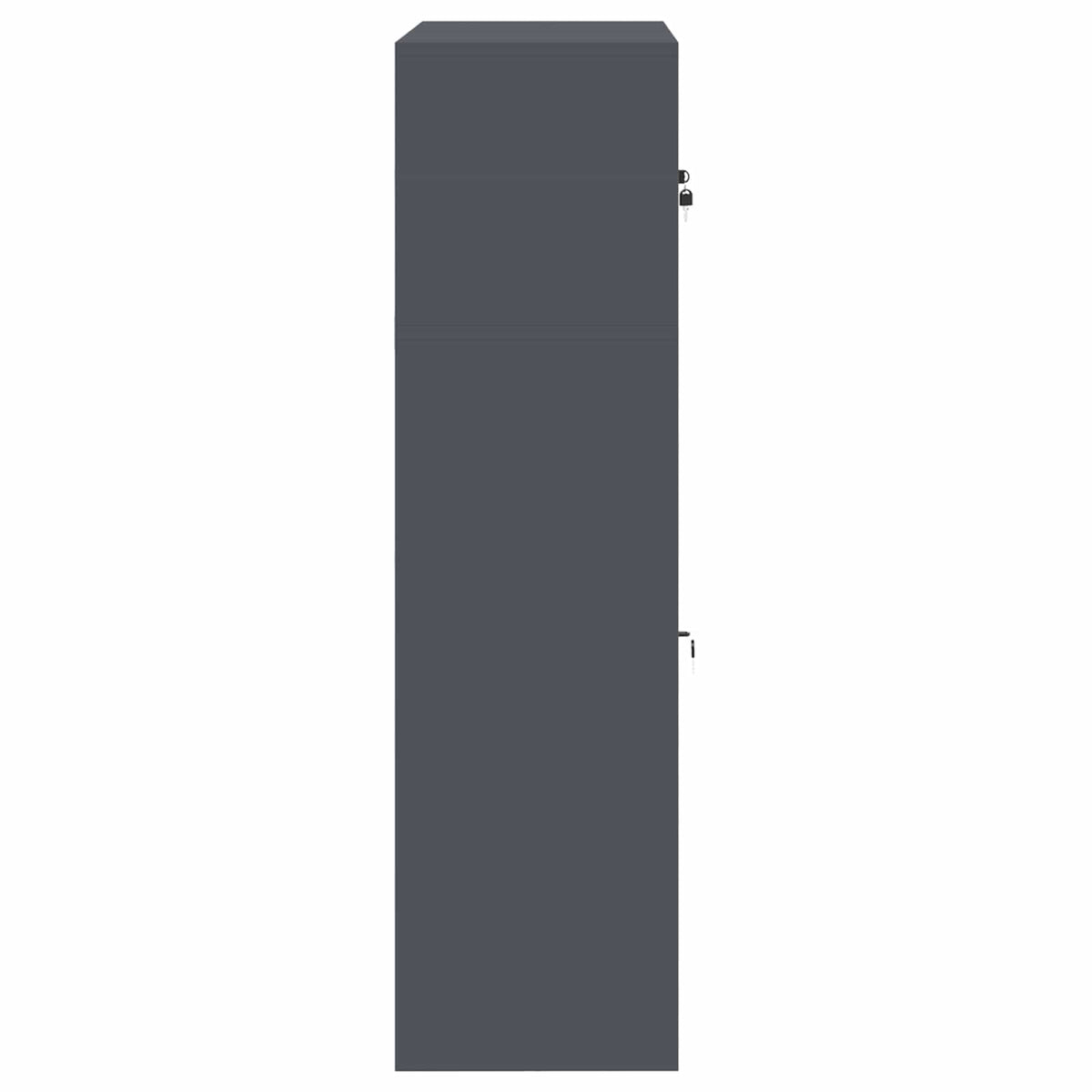 Armoire de rangement 2 pc Anthracite 60 x 40 x 145 cm Acier