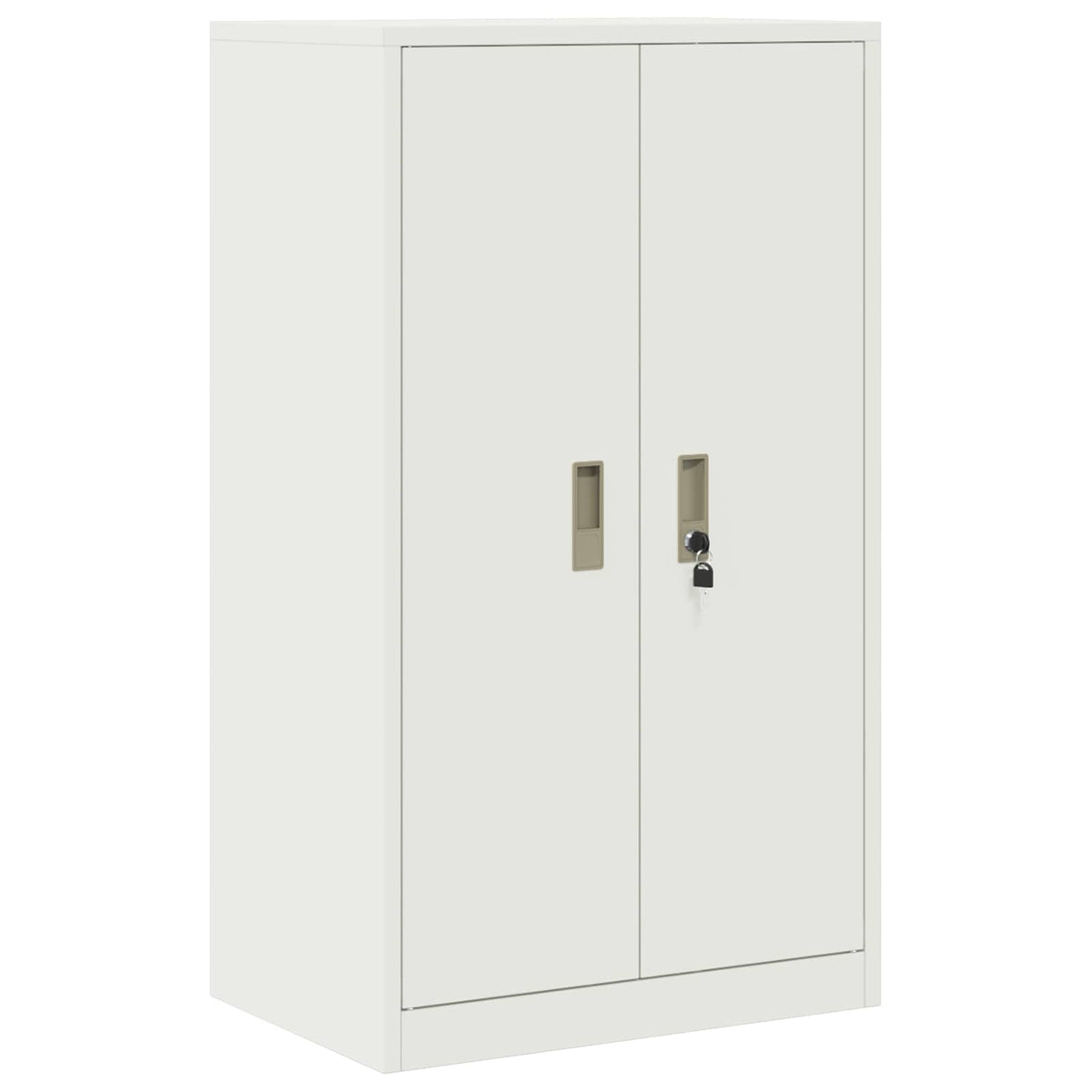 Armoire de rangement 2 pc Blanc 60 x 40 x 145 cm Acier