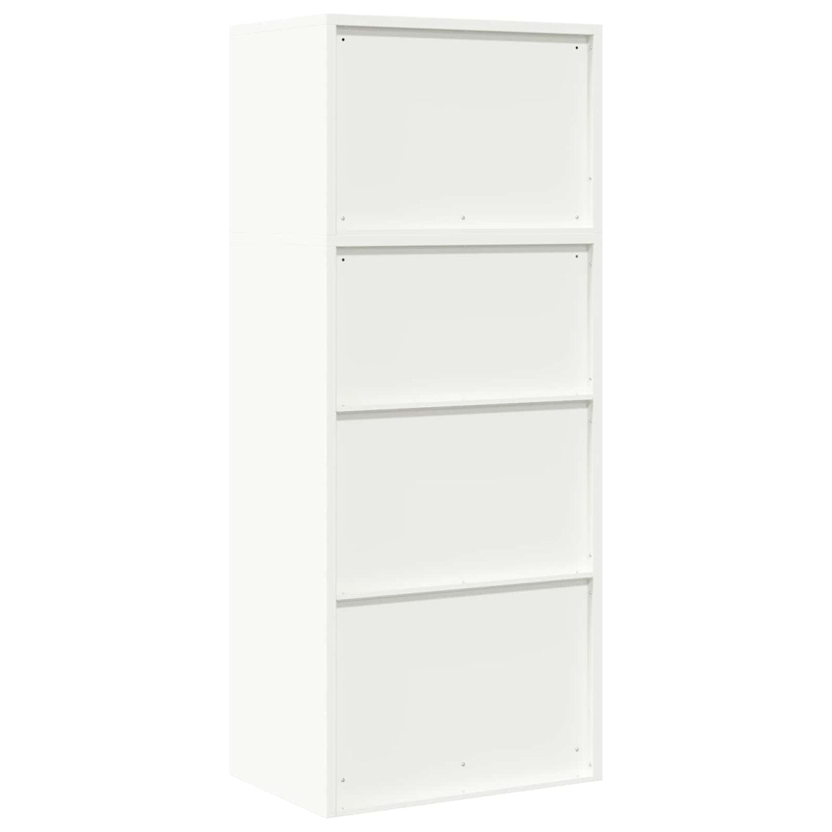 Armoire de rangement 2 pc Blanc 60 x 40 x 145 cm Acier