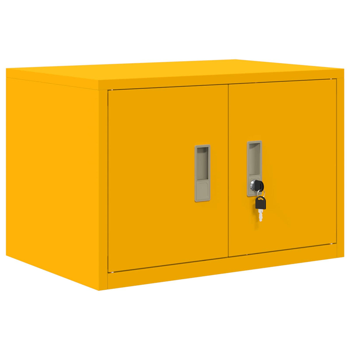 Armoire de rangement 2 pc Jaune moutarde 60 x 40 x 180 cm Acier