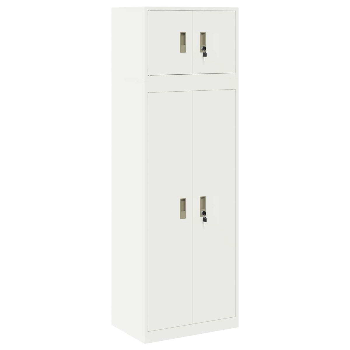 Armoire de rangement 2 pc 60 x 40 x 180 cm Acier Verrouillable