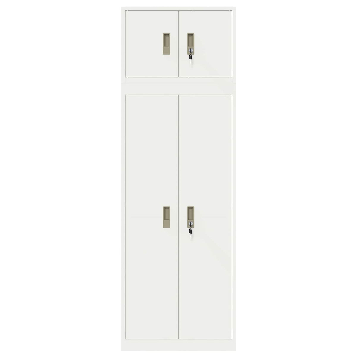 Armoire de rangement 2 pc 60 x 40 x 180 cm Acier Verrouillable