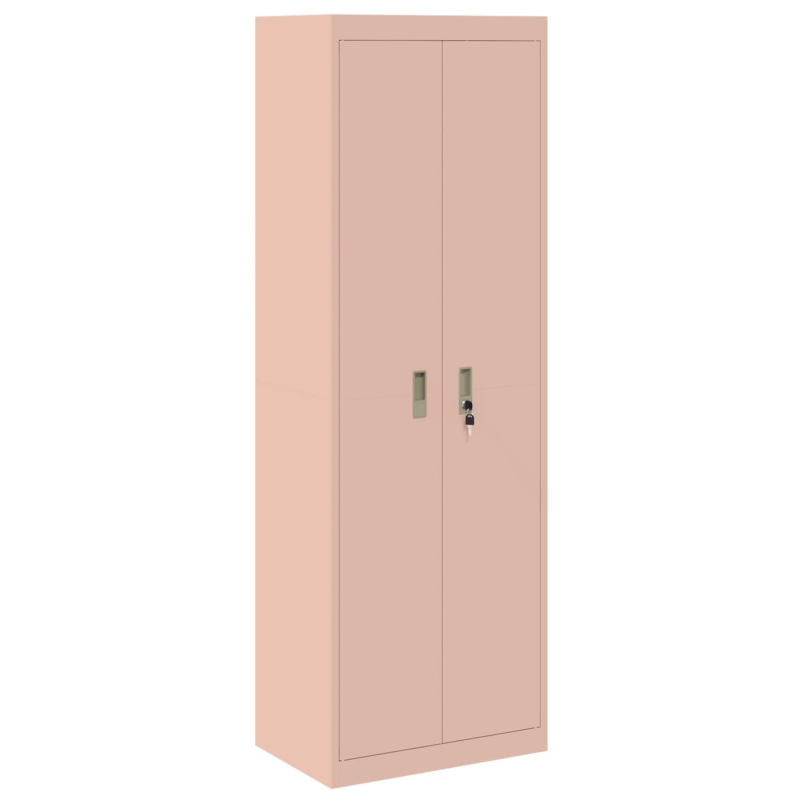 Armoire de rangement 2 pc Rose 60 x 40 x 220 cm Acier