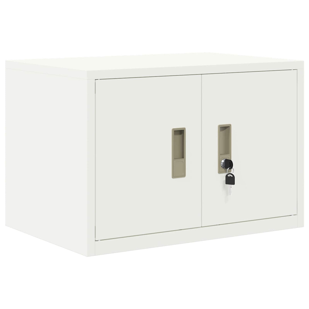 Armoire de rangement 2 pc Blanc 60 x 40 x 220 cm Acier