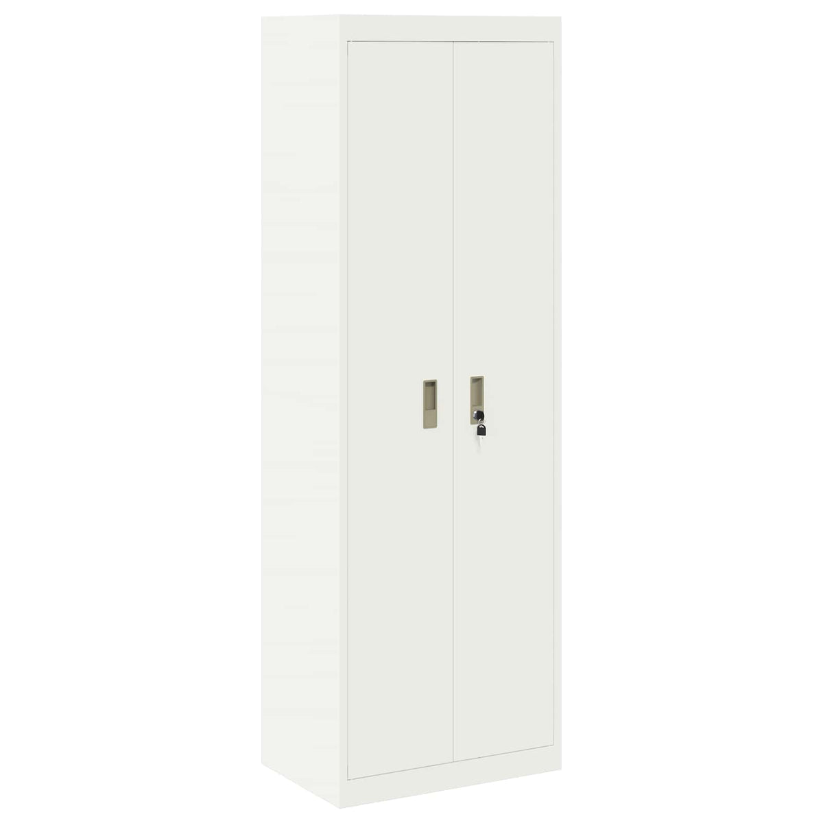 Armoire de rangement 2 pc Blanc 60 x 40 x 220 cm Acier