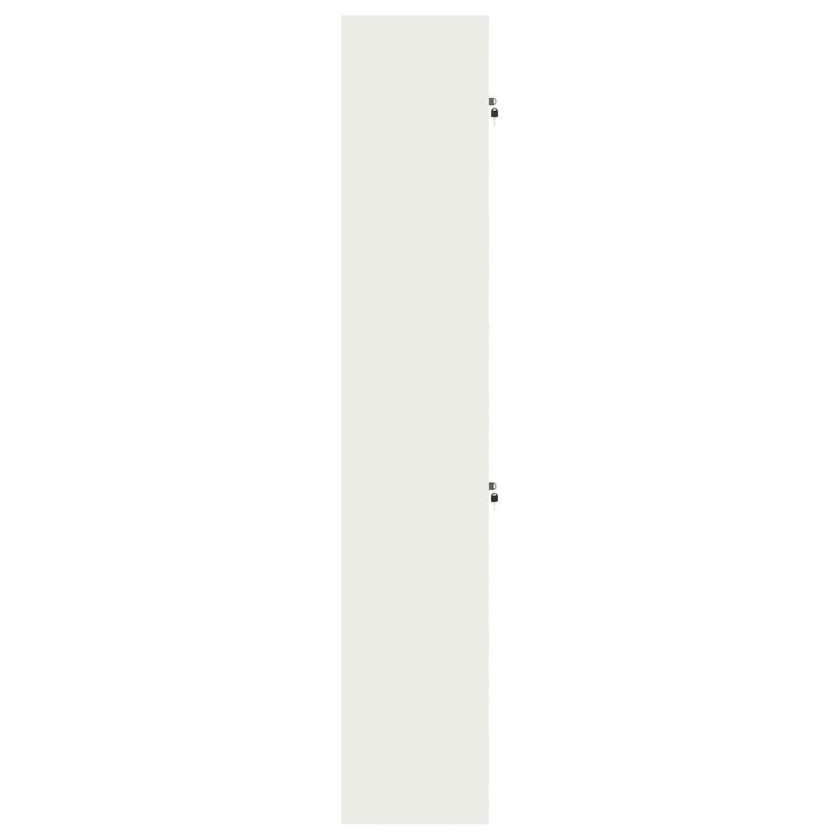 Armoire de rangement 2 pc Blanc 60 x 40 x 220 cm Acier