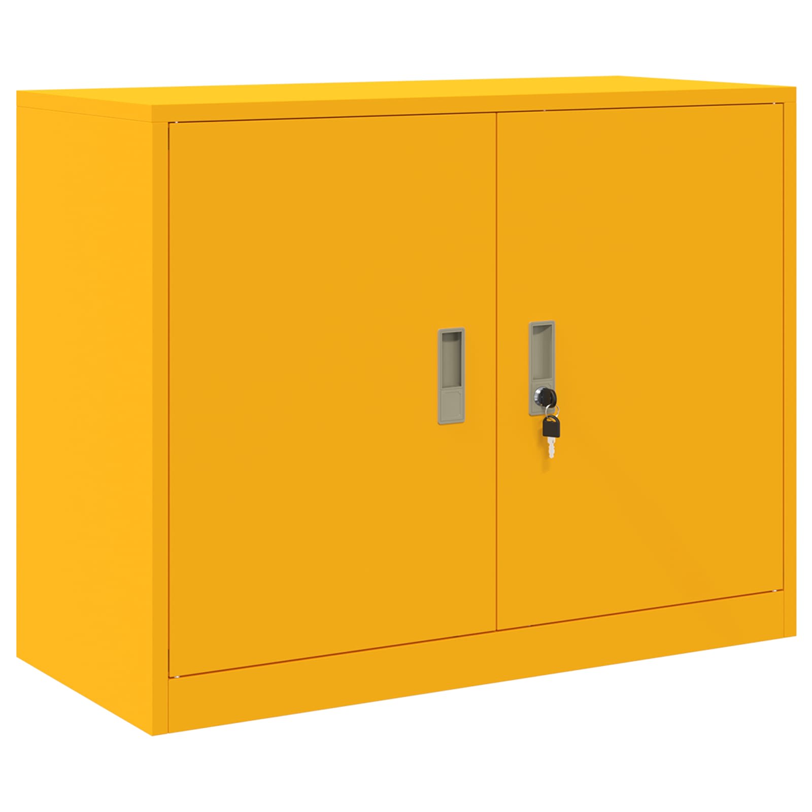 Armoire de rangement 2 pc Jaune moutarde 90 x 40 x 175 cm Acier