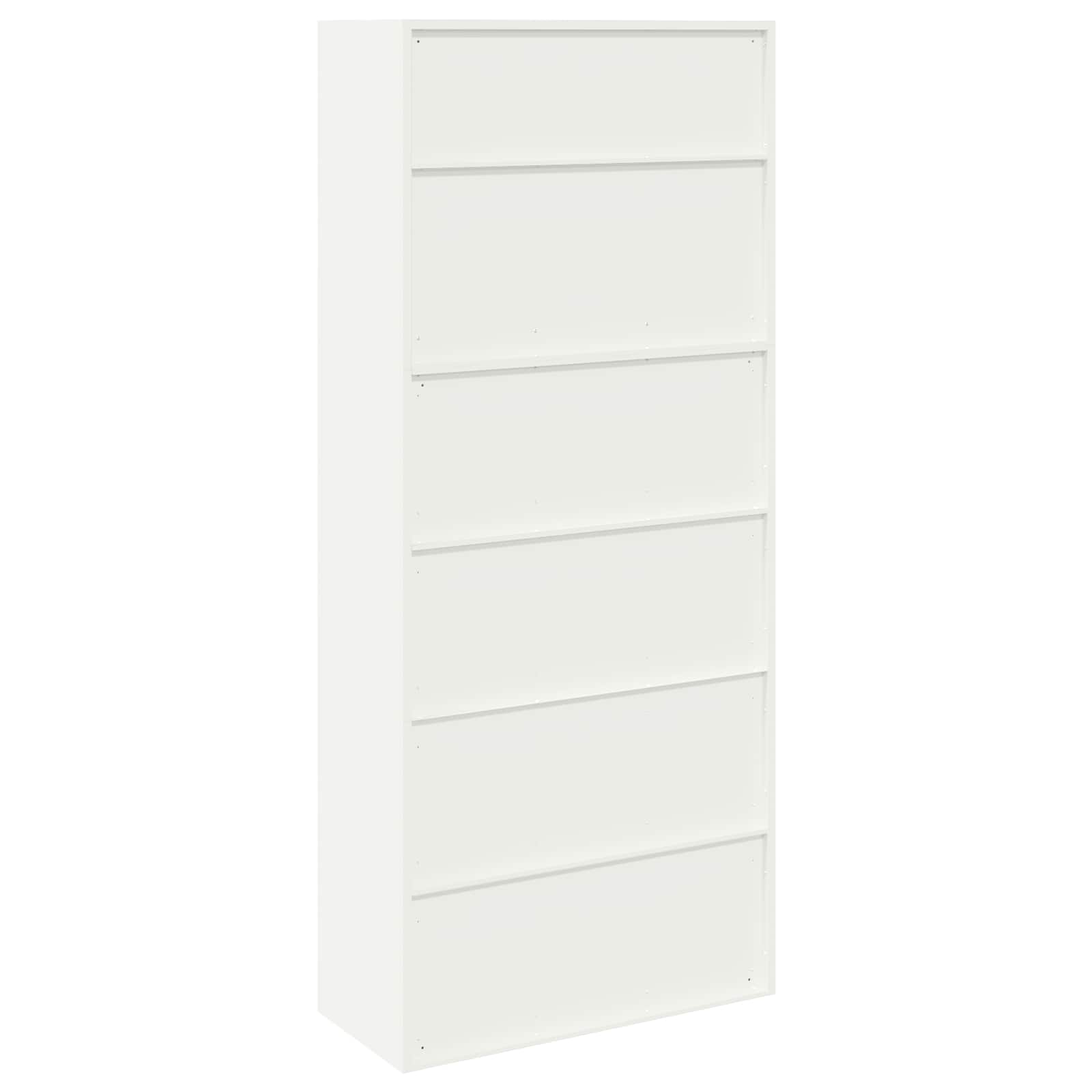 Armoire de rangement 2 pc Blanc 90 x 40 x 210 cm Acier