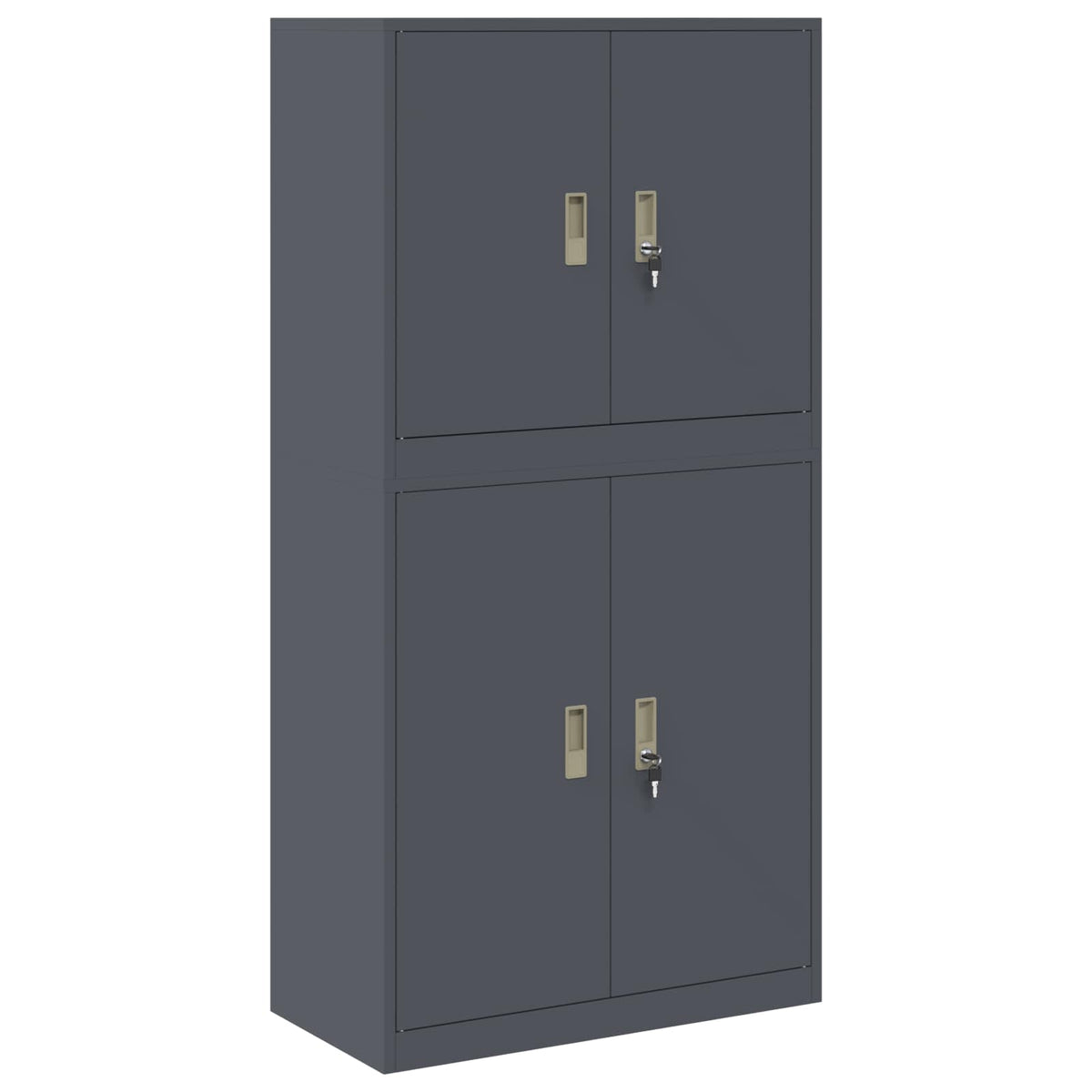 Armoire de rangement 2 pc Anthracite 80 x 40 x 160 cm Acier
