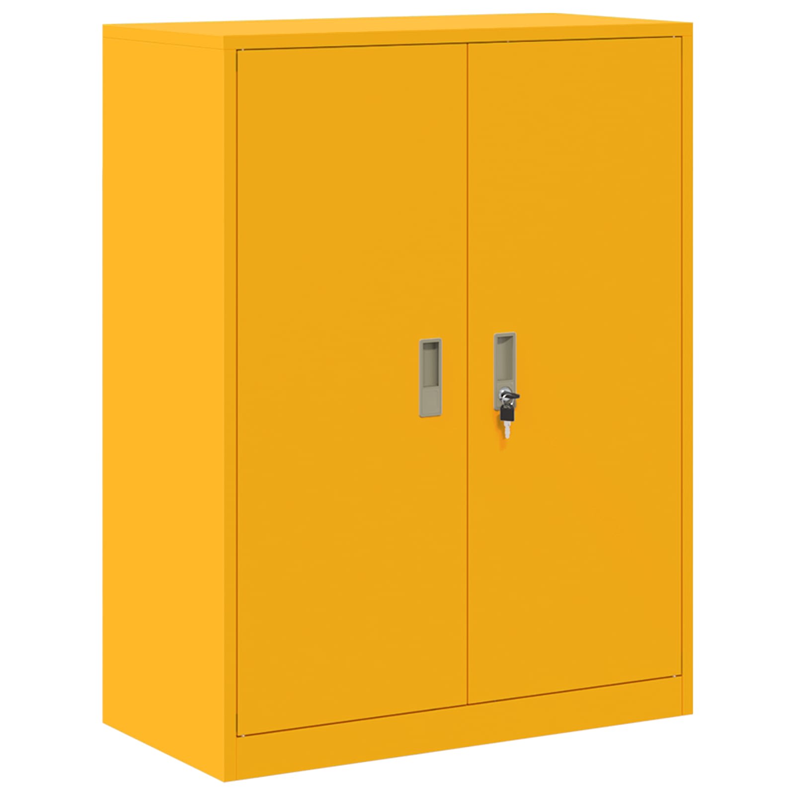 Armoire de rangement 2 pc Jaune moutarde 80 x 40 x 175 cm Acier