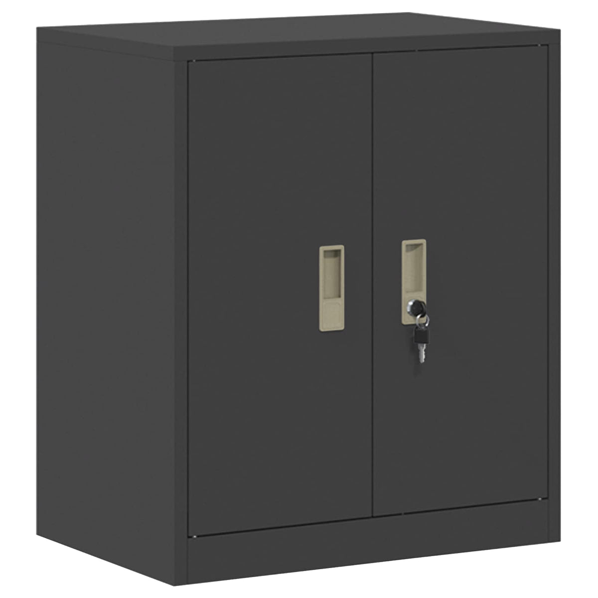Armoire de rangement 2 pc Noir 60 x 40 x 175 cm Acier