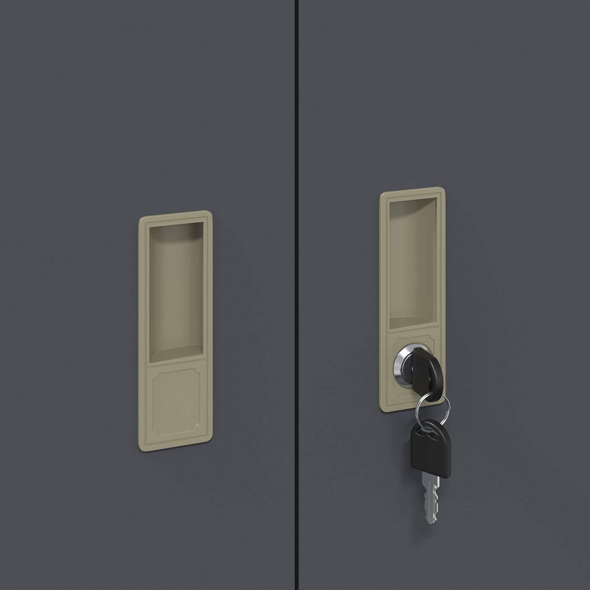 Armoire de rangement 2 pc Anthracite 60 x 40 x 175 cm Acier