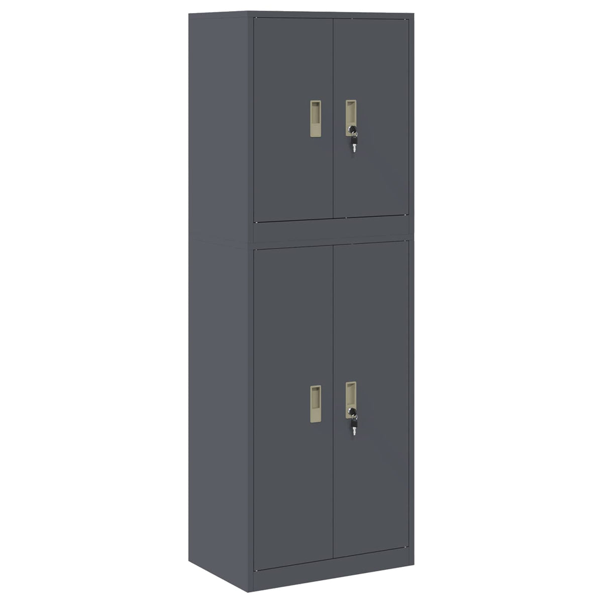 Armoire de rangement 2 pc Anthracite 60 x 40 x 175 cm Acier