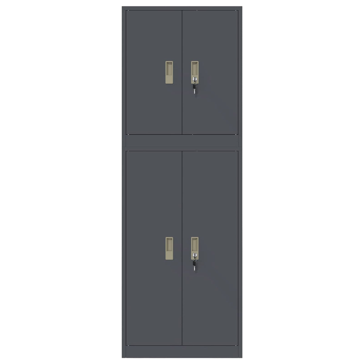 Armoire de rangement 2 pc Anthracite 60 x 40 x 175 cm Acier