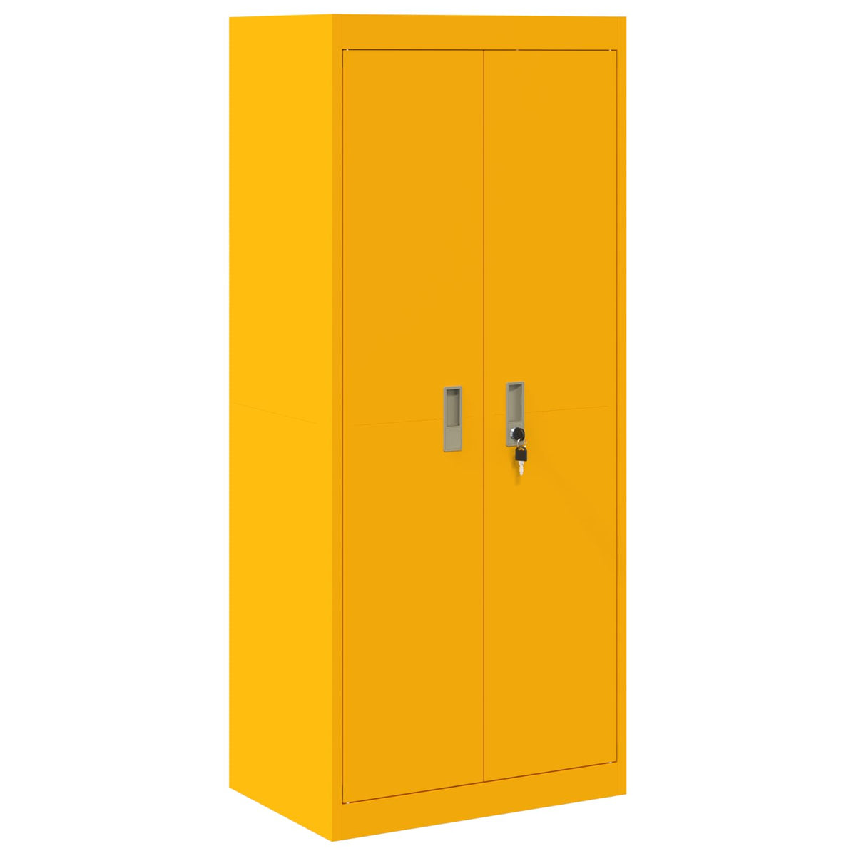 Armoire de rangement 2 pc Jaune moutarde 60 x 40 x 210 cm Acier